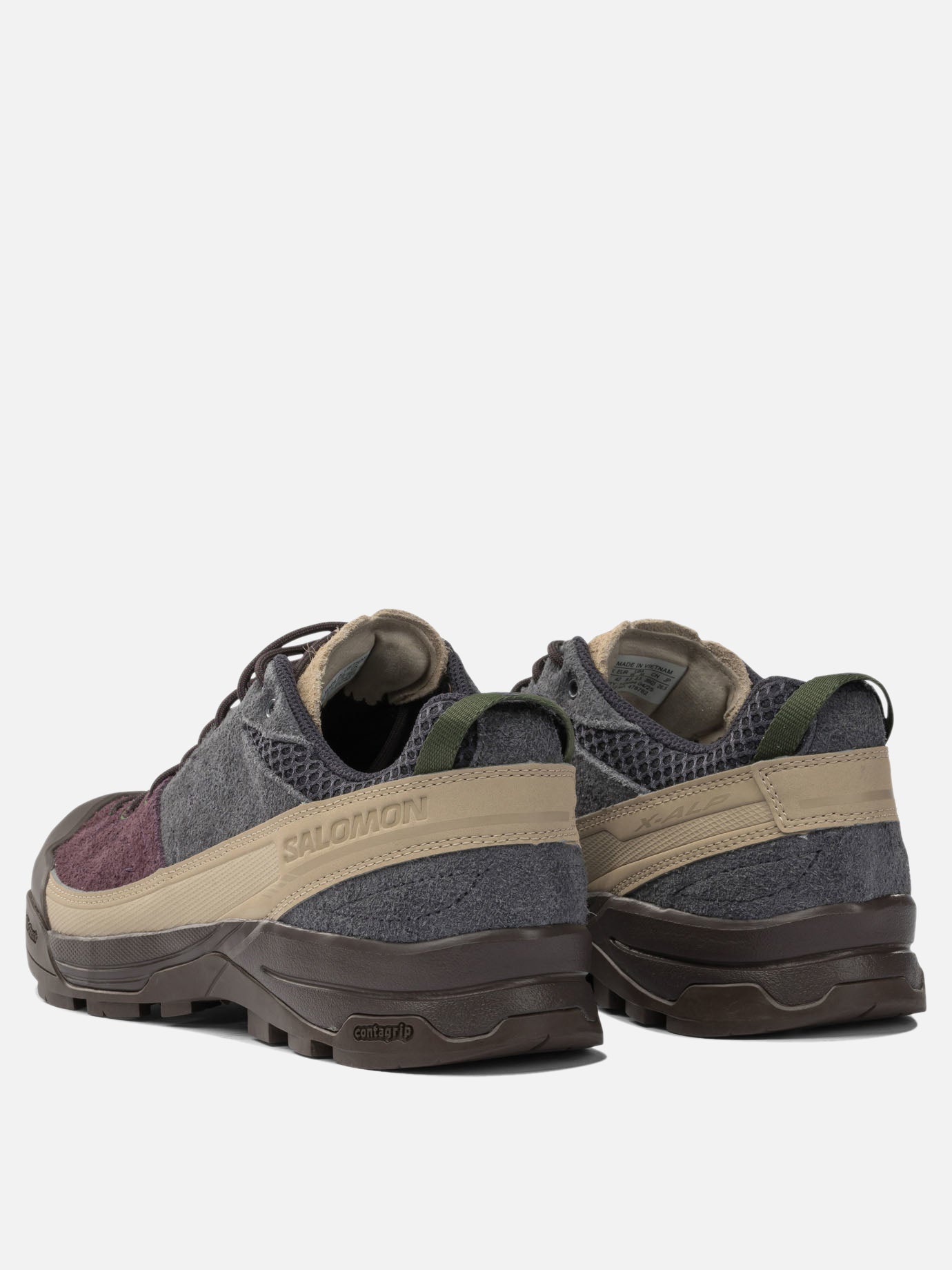 Low top sneakers 100% suede - 100% rubber  Multicolor - Salomon Men | PDP | VIETTI Online Store | thumbnail_4