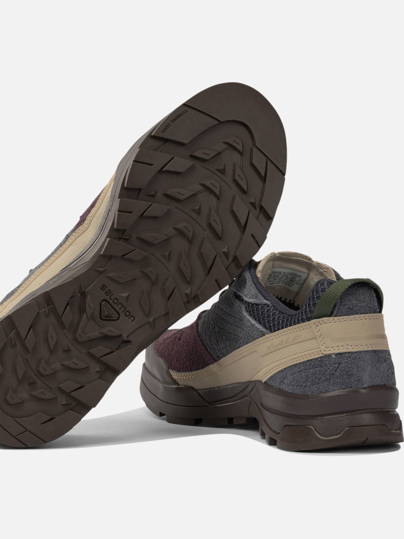 Low top sneakers 100% suede - 100% rubber  Multicolor - Salomon Men | PDP | VIETTI Online Store | thumbnail_5