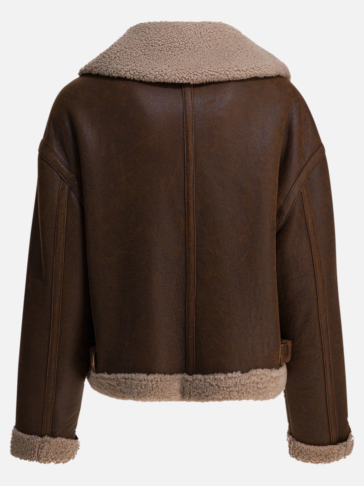 Shearling jackets Solid colour  Brown - Salvatore Santoro Women | PDP | VIETTI Online Store | Zoom-Modal_2
