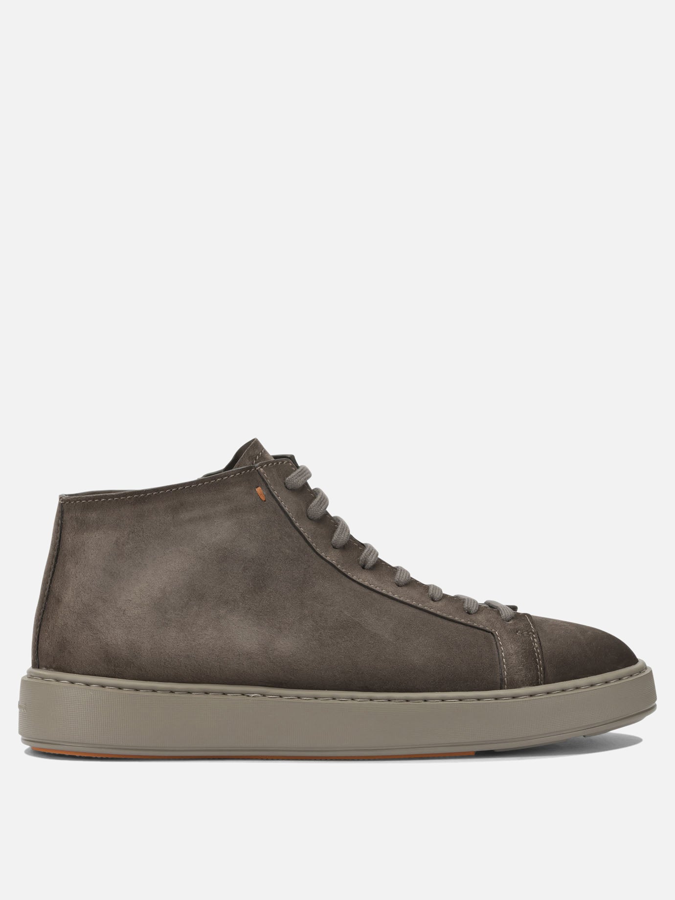 Sneaker alte 100% suede - 100% rubber  Beige - Santoni Uomo | PDP | VIETTI Online Store | thumbnail
