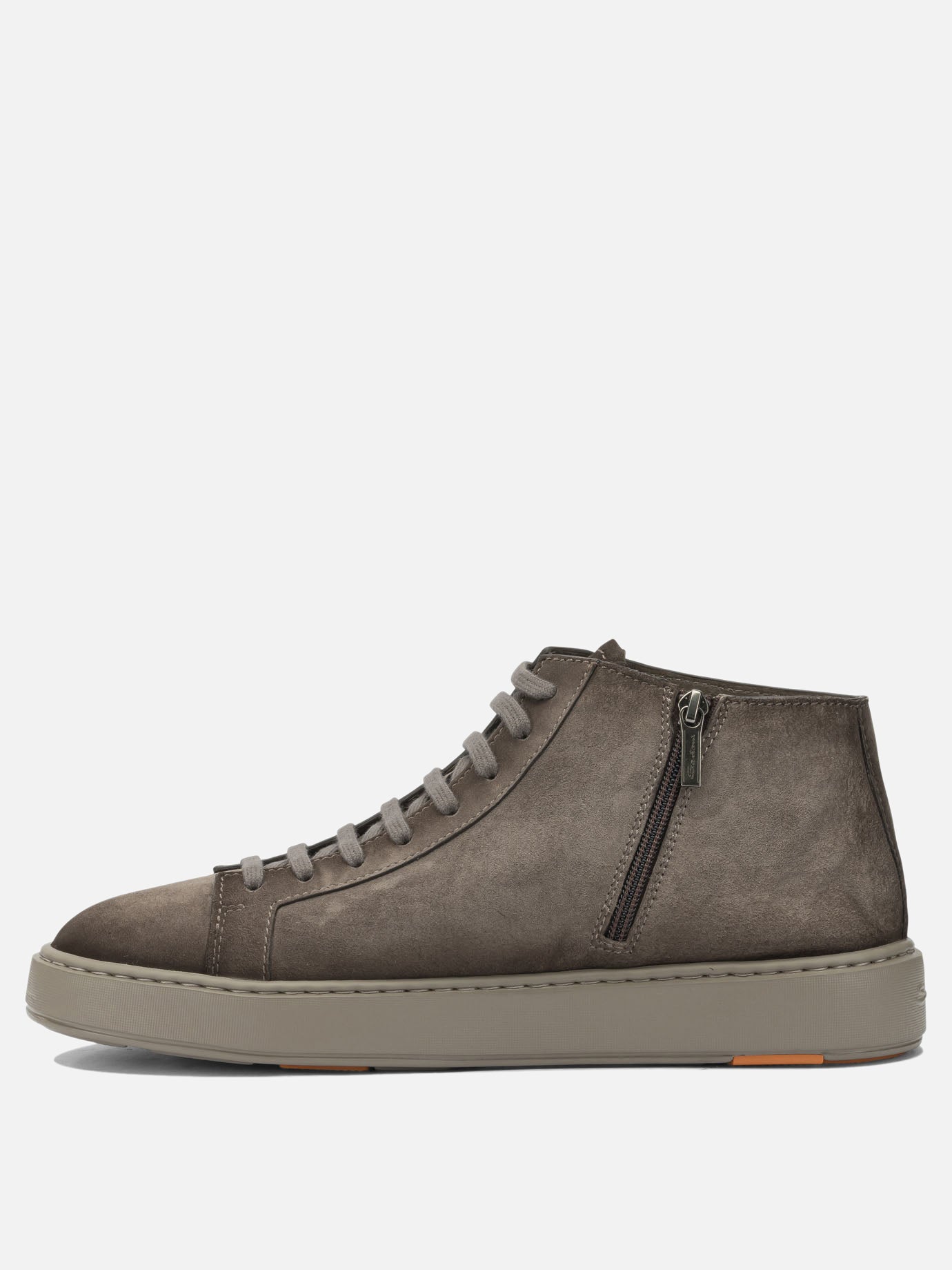 Sneaker alte 100% suede - 100% rubber  Beige - Santoni Uomo | PDP | VIETTI Online Store | thumbnail_3