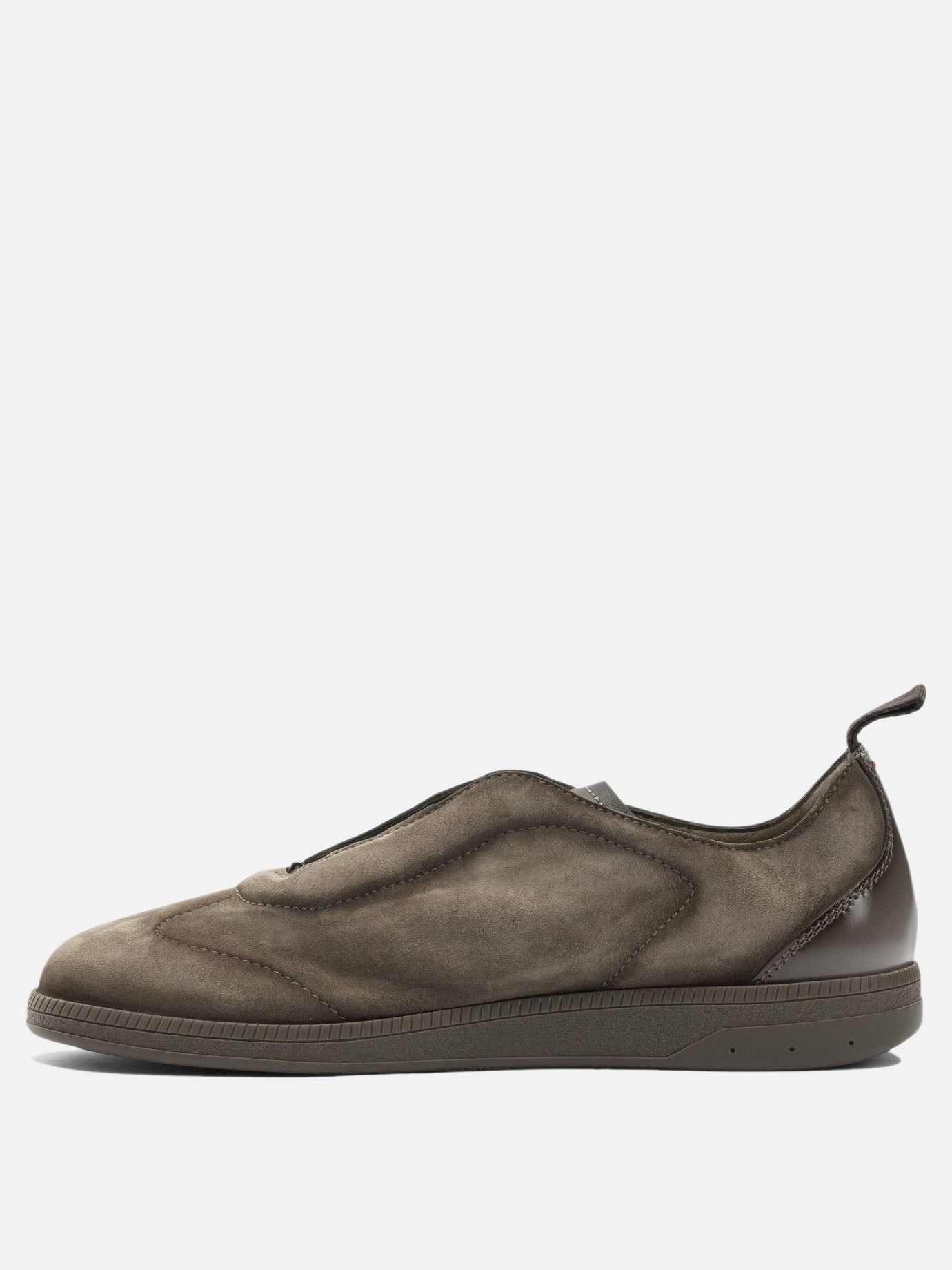 Low top sneakers 100% leather - 100% rubber  Beige - Santoni Men | PDP | VIETTI Online Store | Zoom-Modal_3
