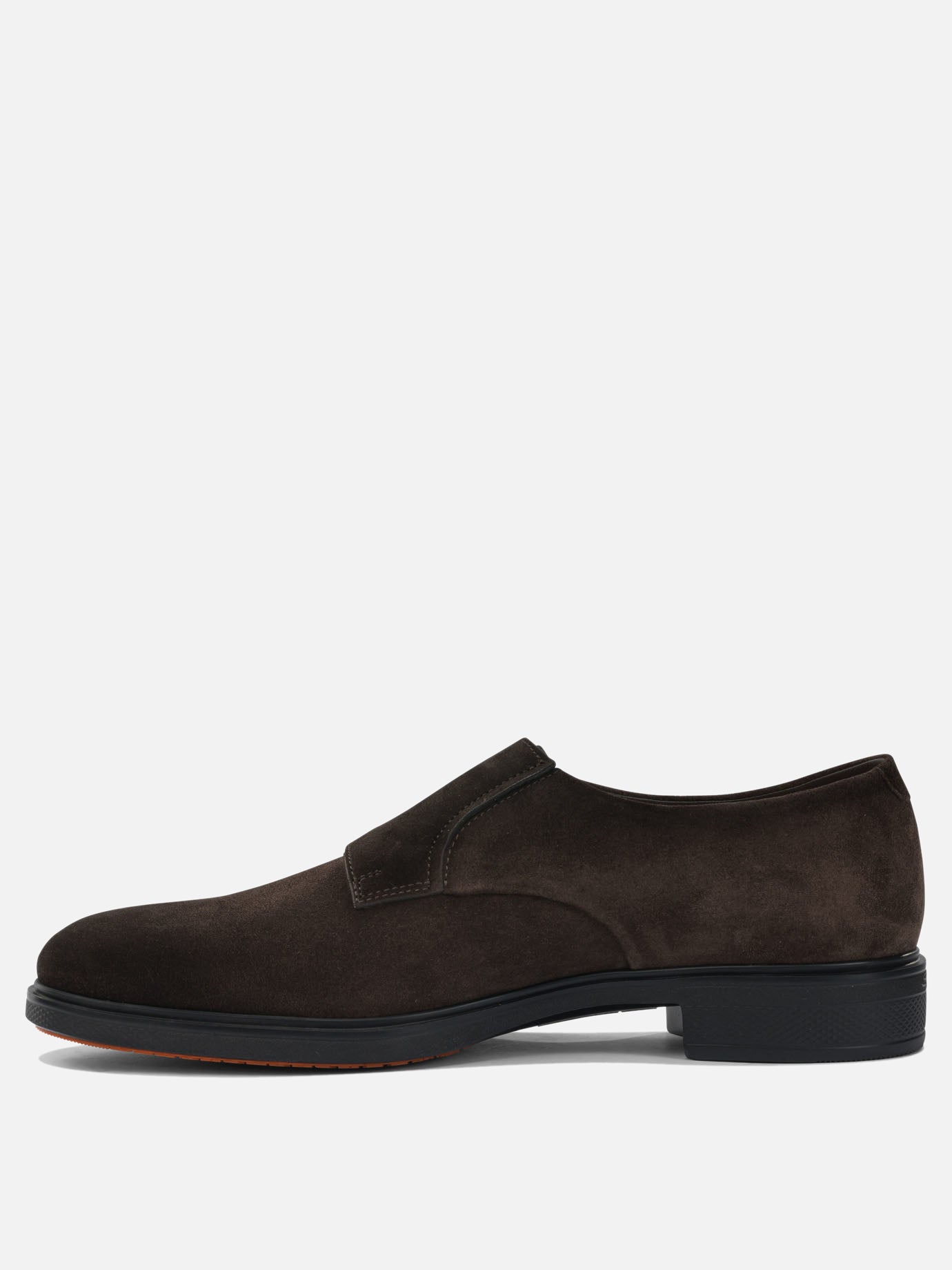 Mocassini 100% suede - 100% rubber  Marrone - Santoni Uomo | PDP | VIETTI Online Store | thumbnail_3