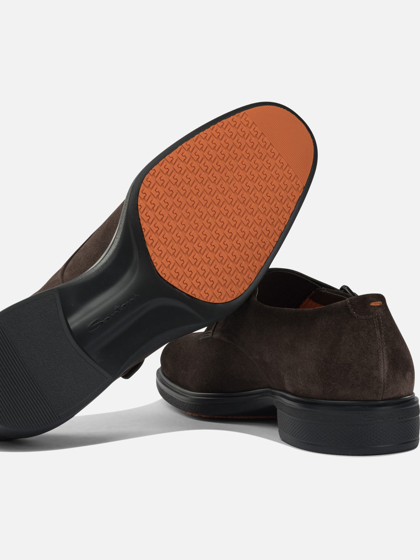 Mocassini 100% suede - 100% rubber  Marrone - Santoni Uomo | PDP | VIETTI Online Store | Zoom-Modal_5
