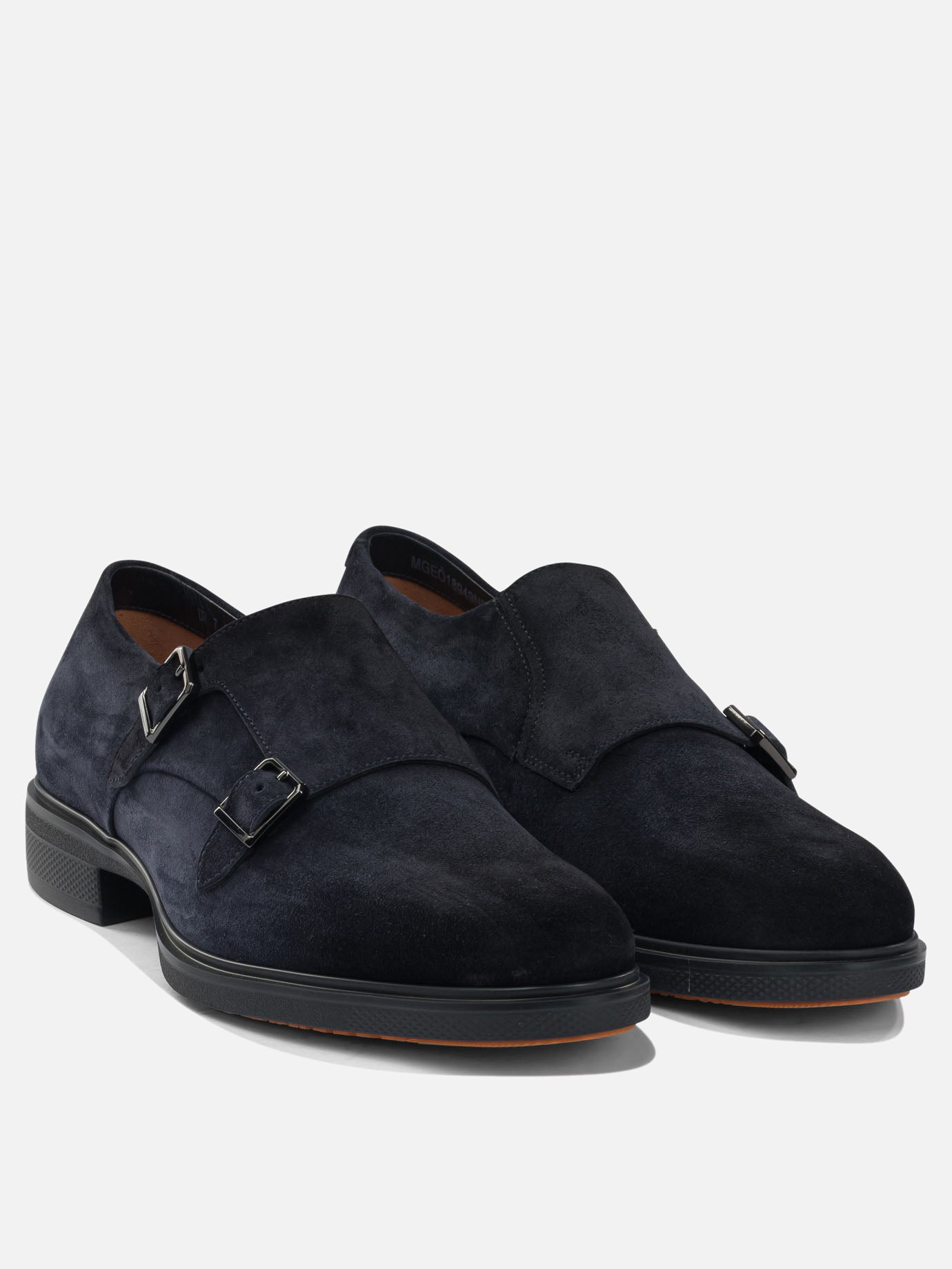 Mocassini 100% suede - 100% rubber  Blu - Santoni Uomo | PDP | VIETTI Online Store | thumbnail_2