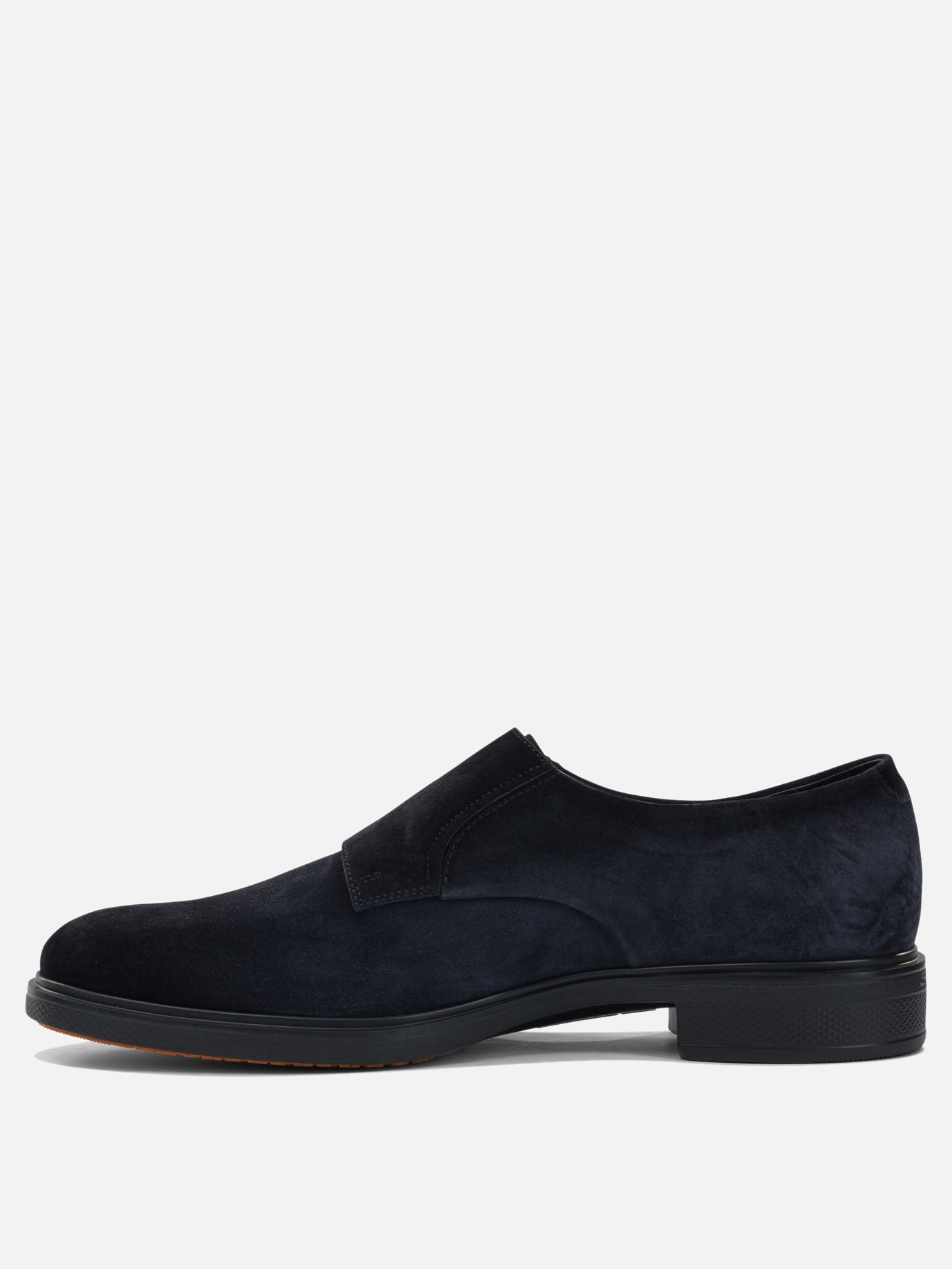 Mocassini 100% suede - 100% rubber  Blu - Santoni Uomo | PDP | VIETTI Online Store | thumbnail_3
