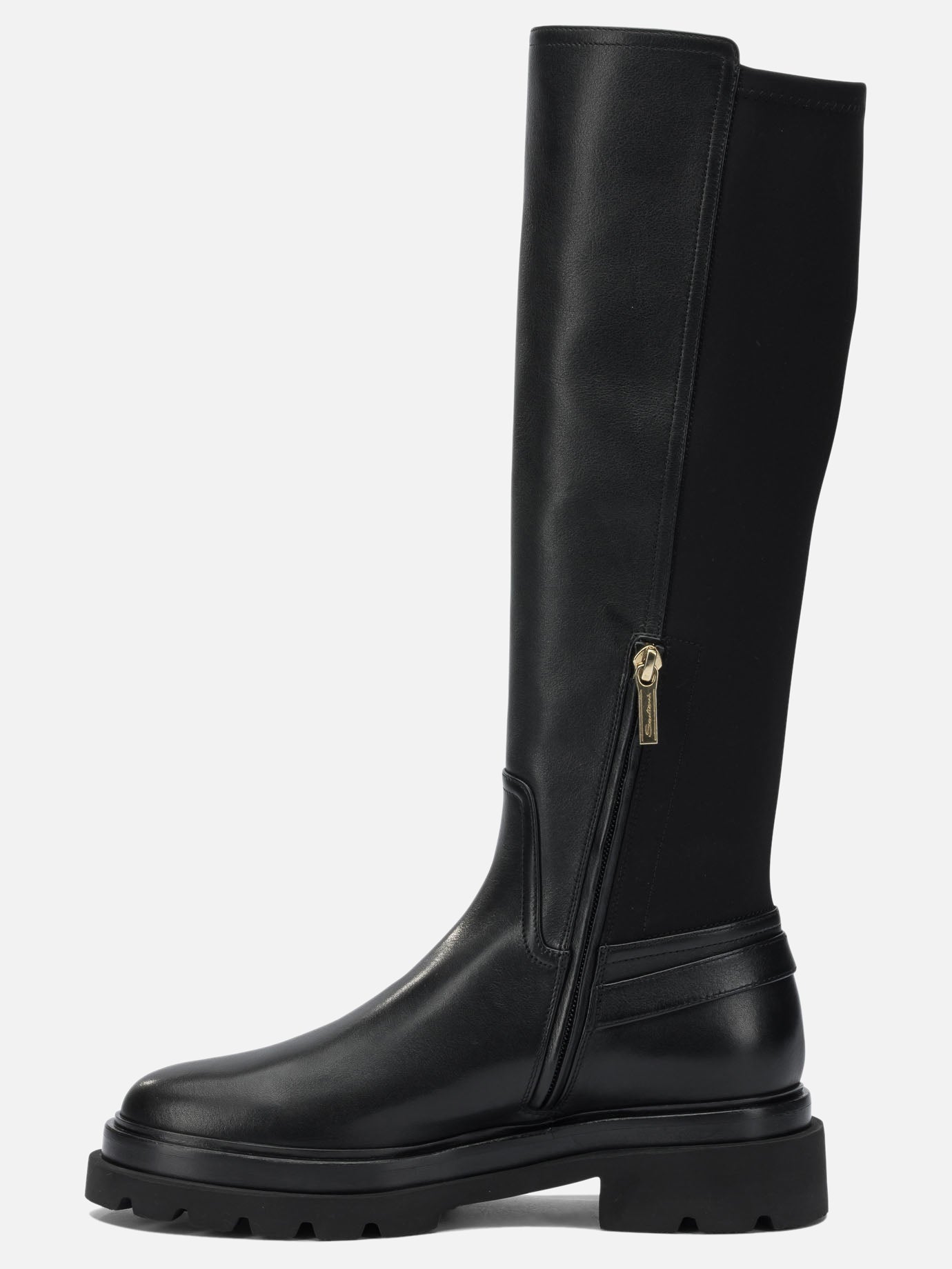Al ginocchio 100% leather - 100% rubber  Nero - Santoni Donna | PDP | VIETTI Online Store | Zoom-Modal_3
