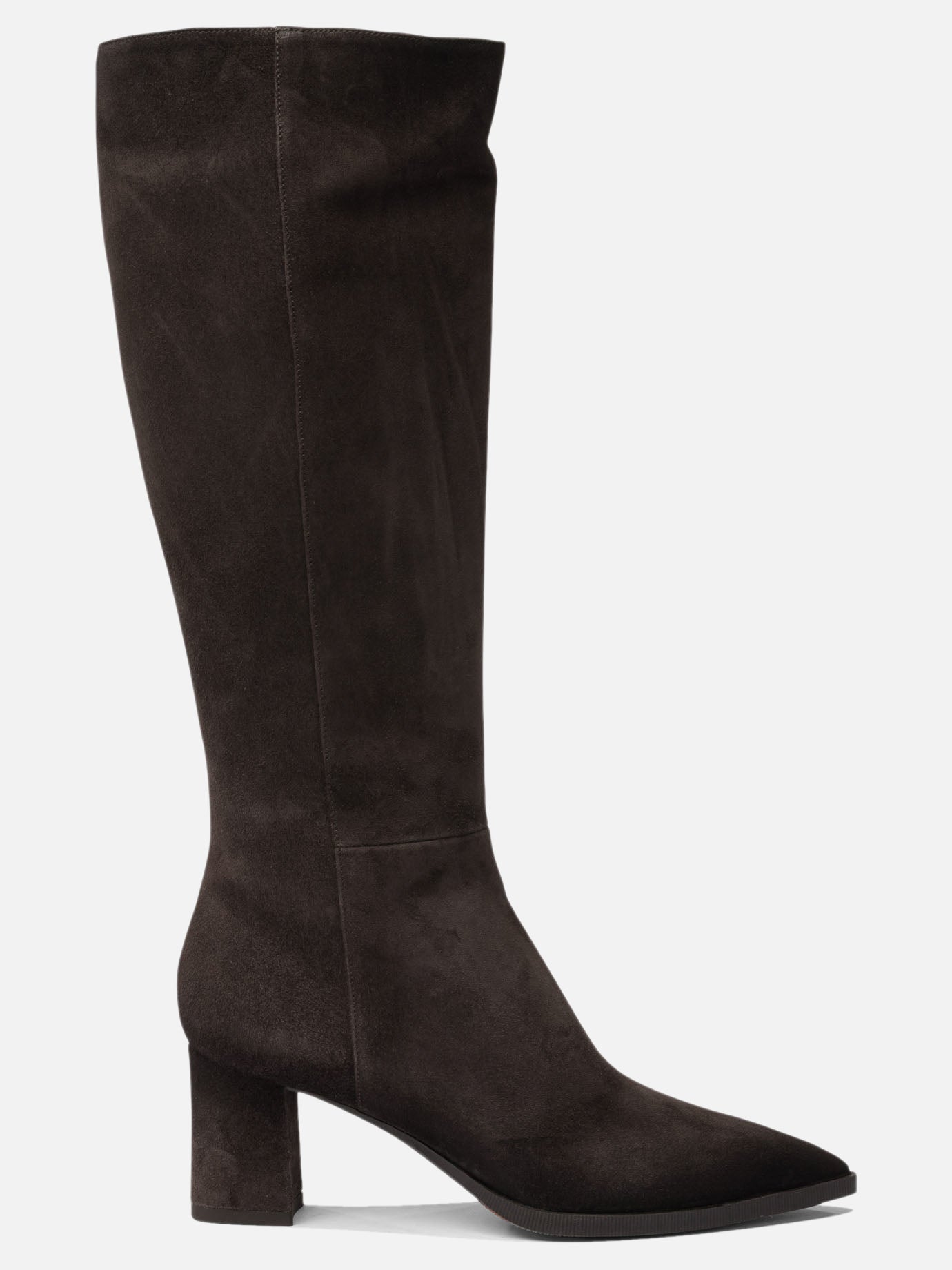 Al ginocchio 100% suede - 100% leather  Marrone - Santoni Donna | PDP | VIETTI Online Store | thumbnail