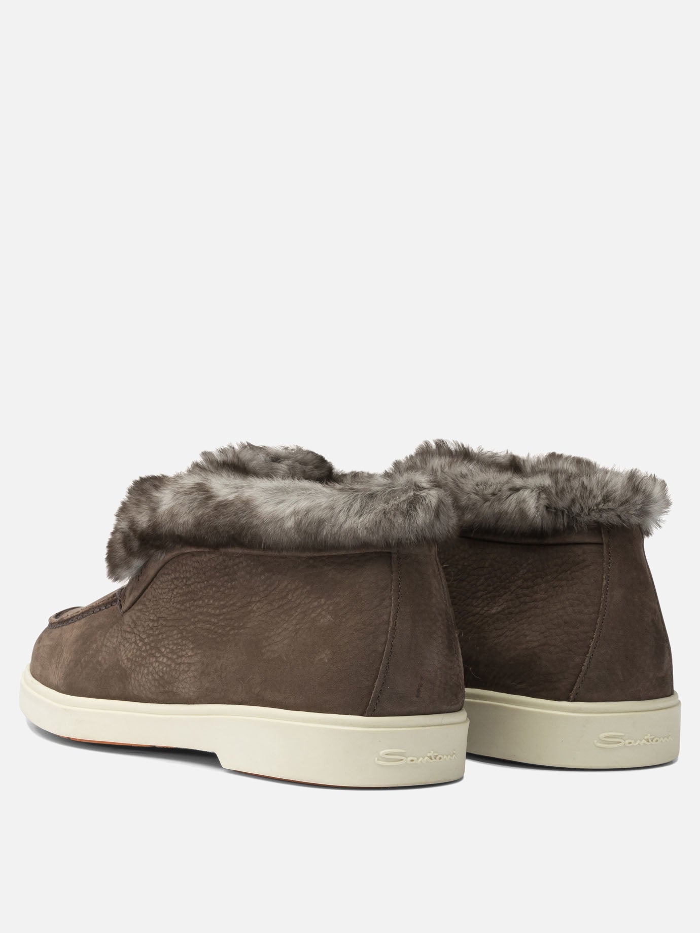 Mocassini 100% calf leather - 100% rubber  Marrone - Santoni Donna | PDP | VIETTI Online Store | Zoom-Modal_4
