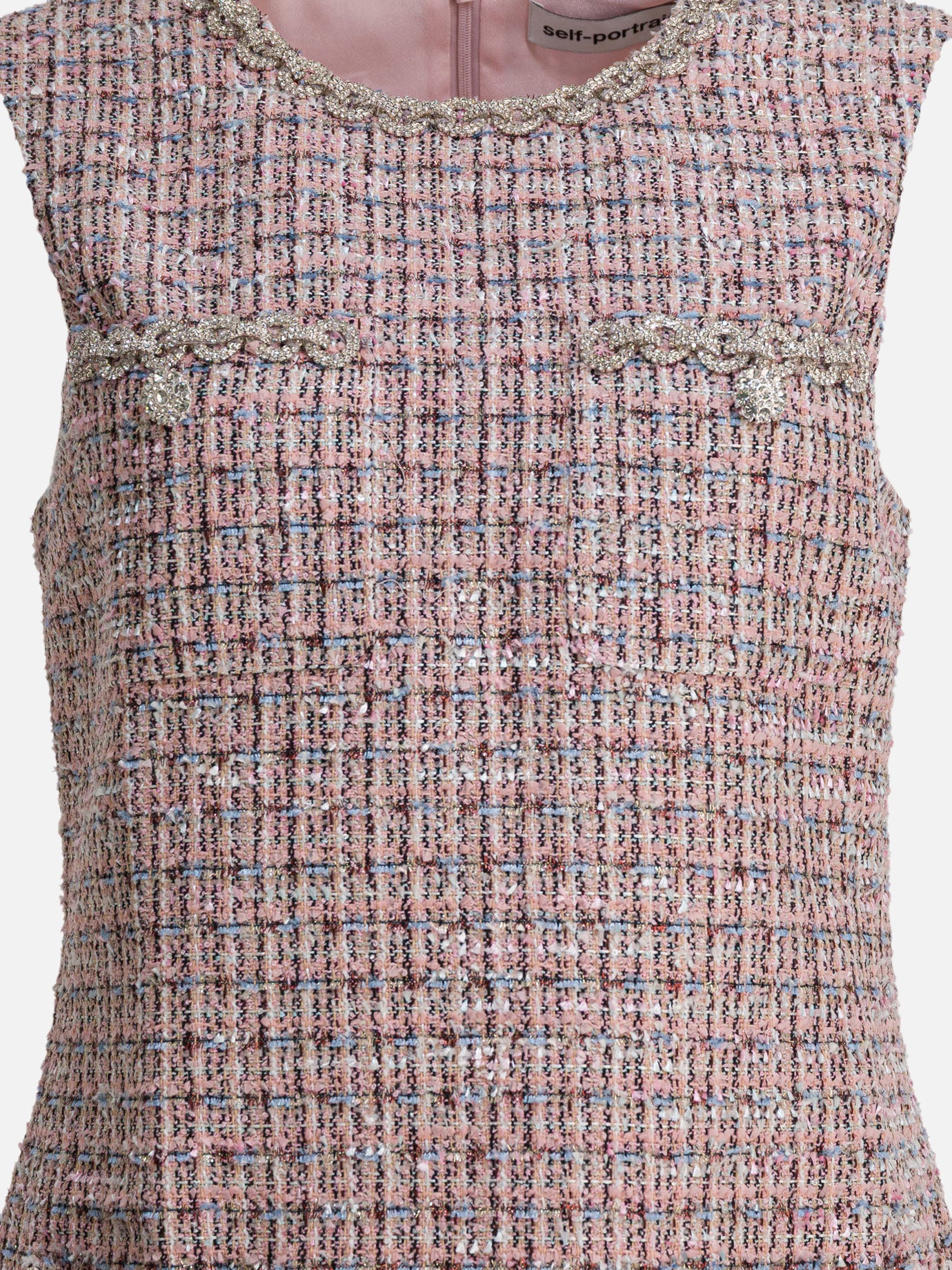 Abiti corti Tweed  Rosa - Self-portrait Donna | PDP | VIETTI Online Store | thumbnail_3