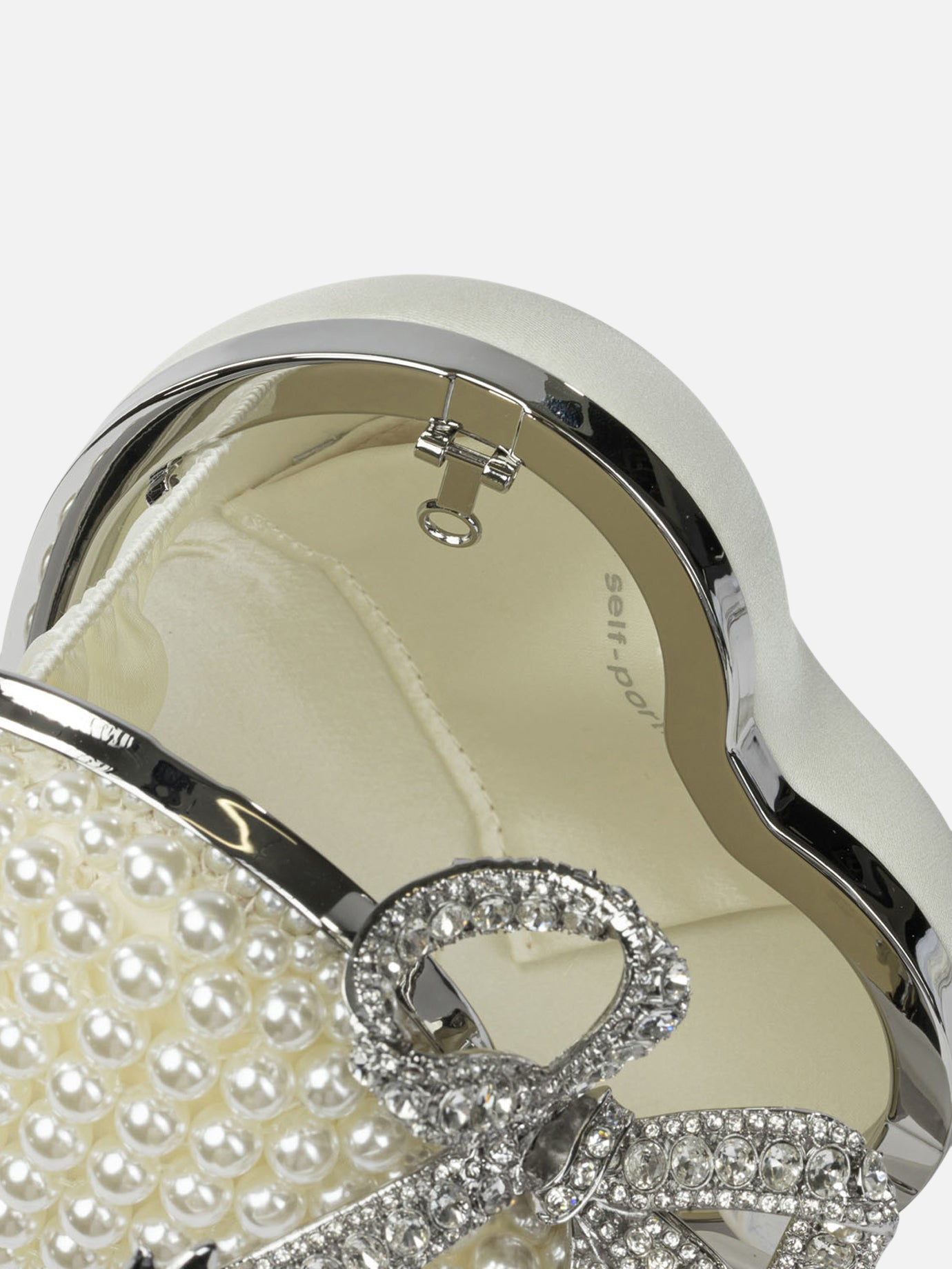 Minaudiere 100% cow leather  Beige - Self-portrait Donna | PDP | VIETTI Online Store | thumbnail_5