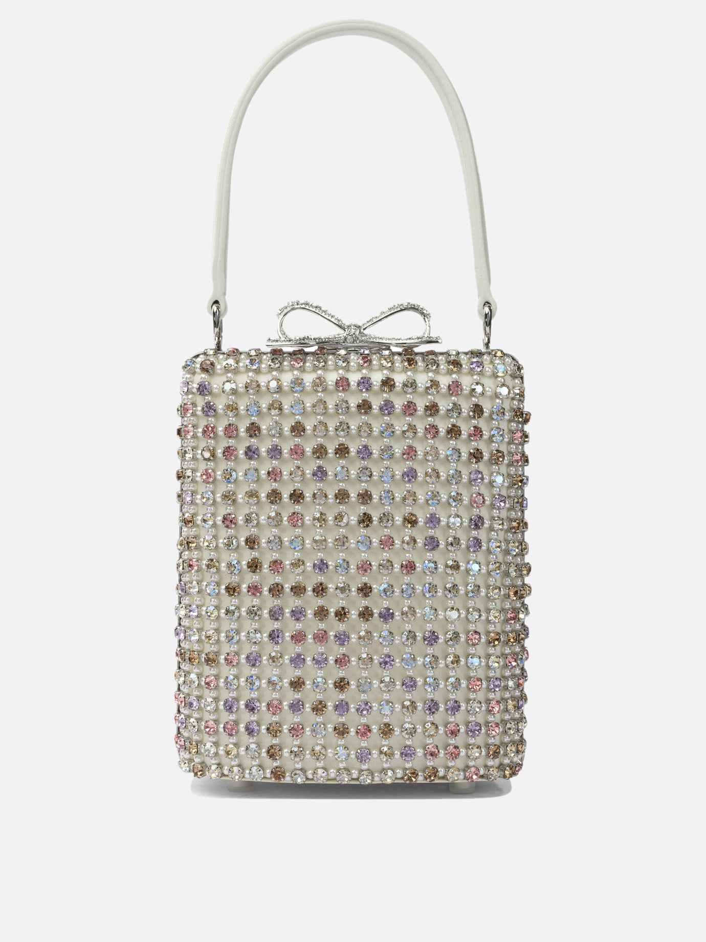 Borse mini 100% cow leather  Argento - Self-portrait Donna | PDP | VIETTI Online Store | thumbnail