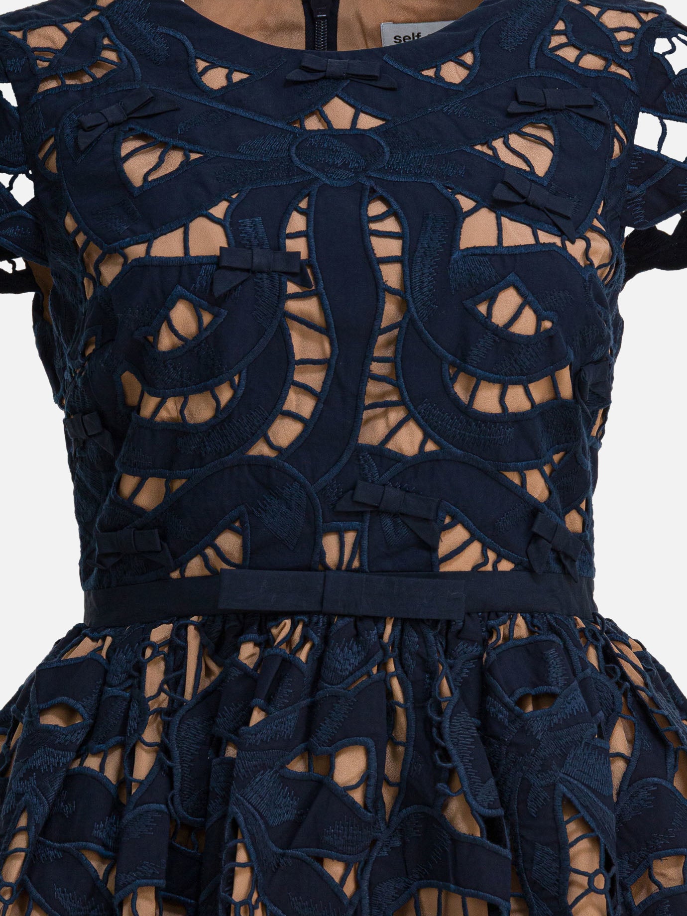 Abiti corti Solid colour  Blu - Self-portrait Donna | PDP | VIETTI Online Store | thumbnail_3