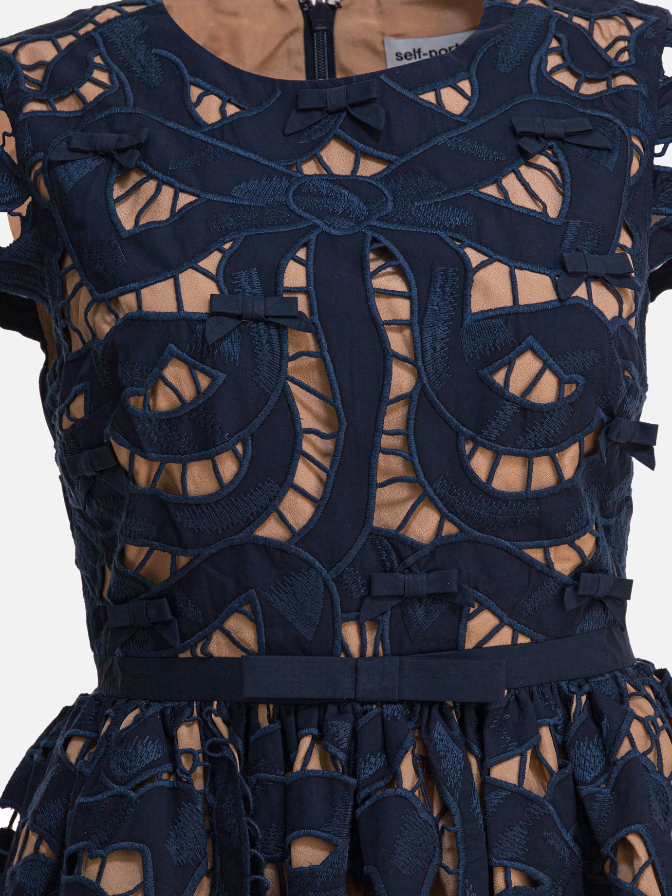 Abiti corti Solid colour  Blu - Self-portrait Donna | PDP | VIETTI Online Store | Zoom-Modal_5
