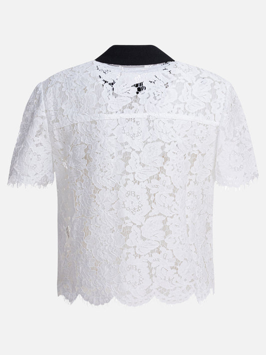 Camicie casual Solid colour  Bianco - Self-portrait Donna | PLP | VIETTI Online Store | 2
