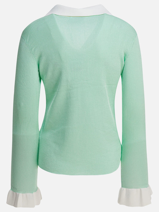 Top casual Solid colour  Verde - Self-portrait Donna | PLP | VIETTI Online Store | 2
