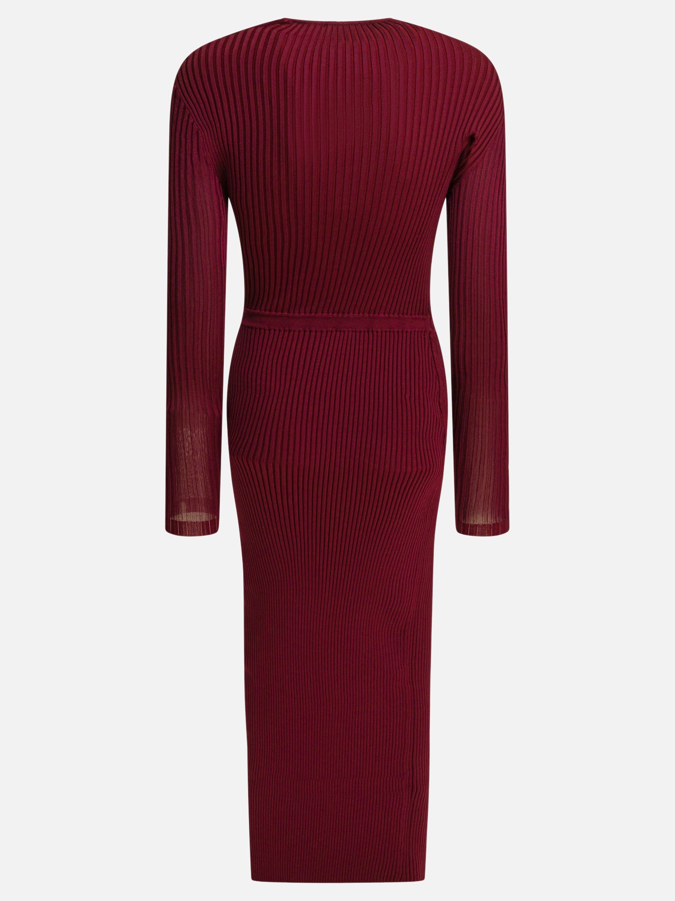 Midi dresses Solid colour  Bordeaux - Self-portrait Women | PDP | VIETTI Online Store | Zoom-Modal_2
