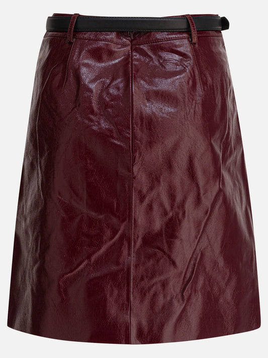 Minigonne Solid colour  Bordeaux - Self-portrait Donna | PLP | VIETTI Online Store | 2
