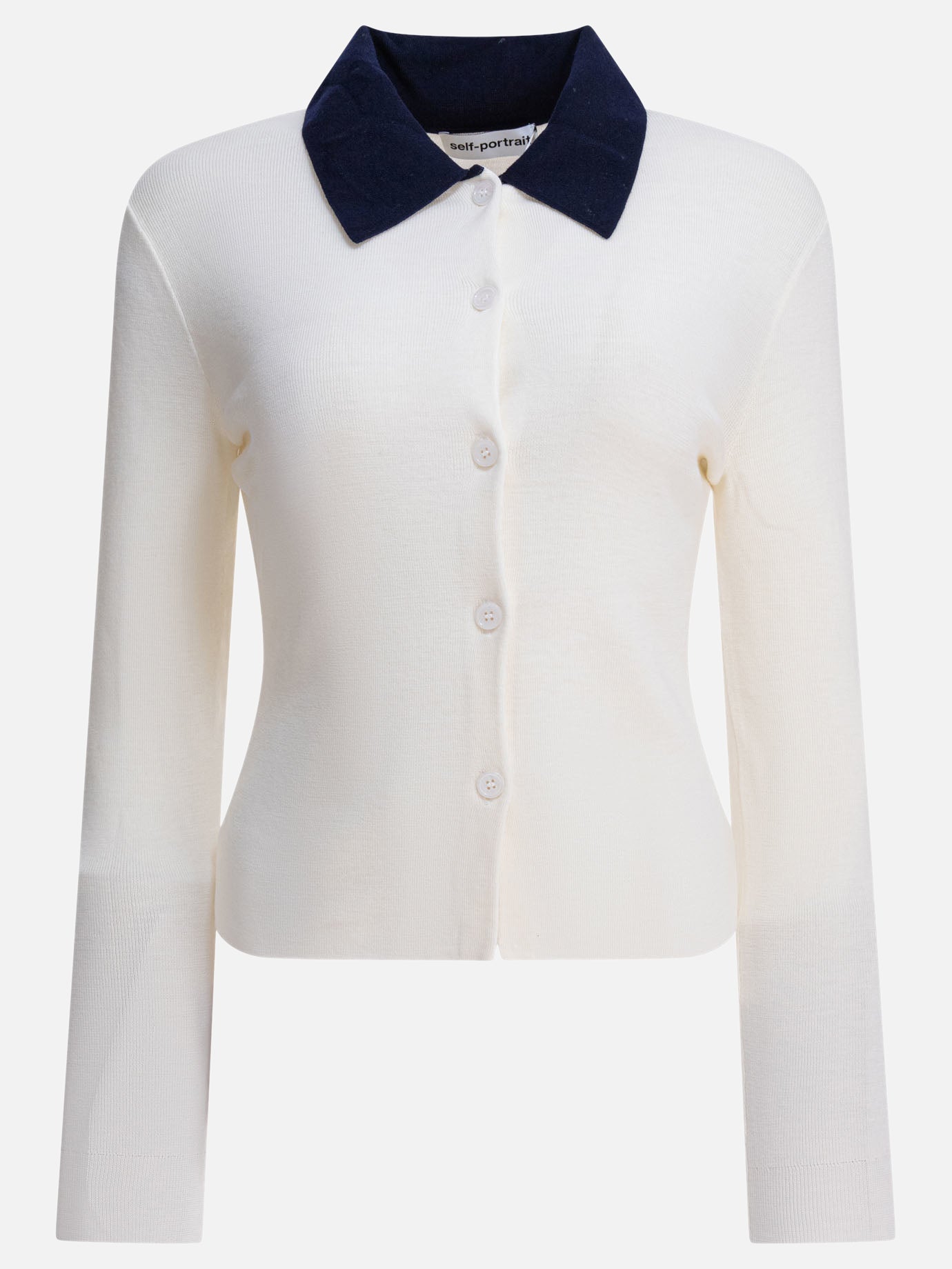 Cardigans Solid colour  Beige - Self-portrait Women | PDP | VIETTI Online Store | Zoom-Modal
