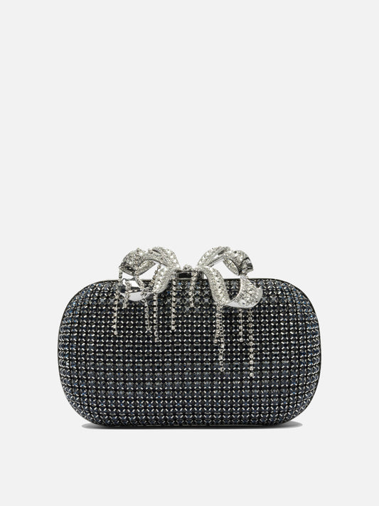 Minaudiere 100% crystals  Blu - Self-portrait Donna | PLP | VIETTI Online Store 
