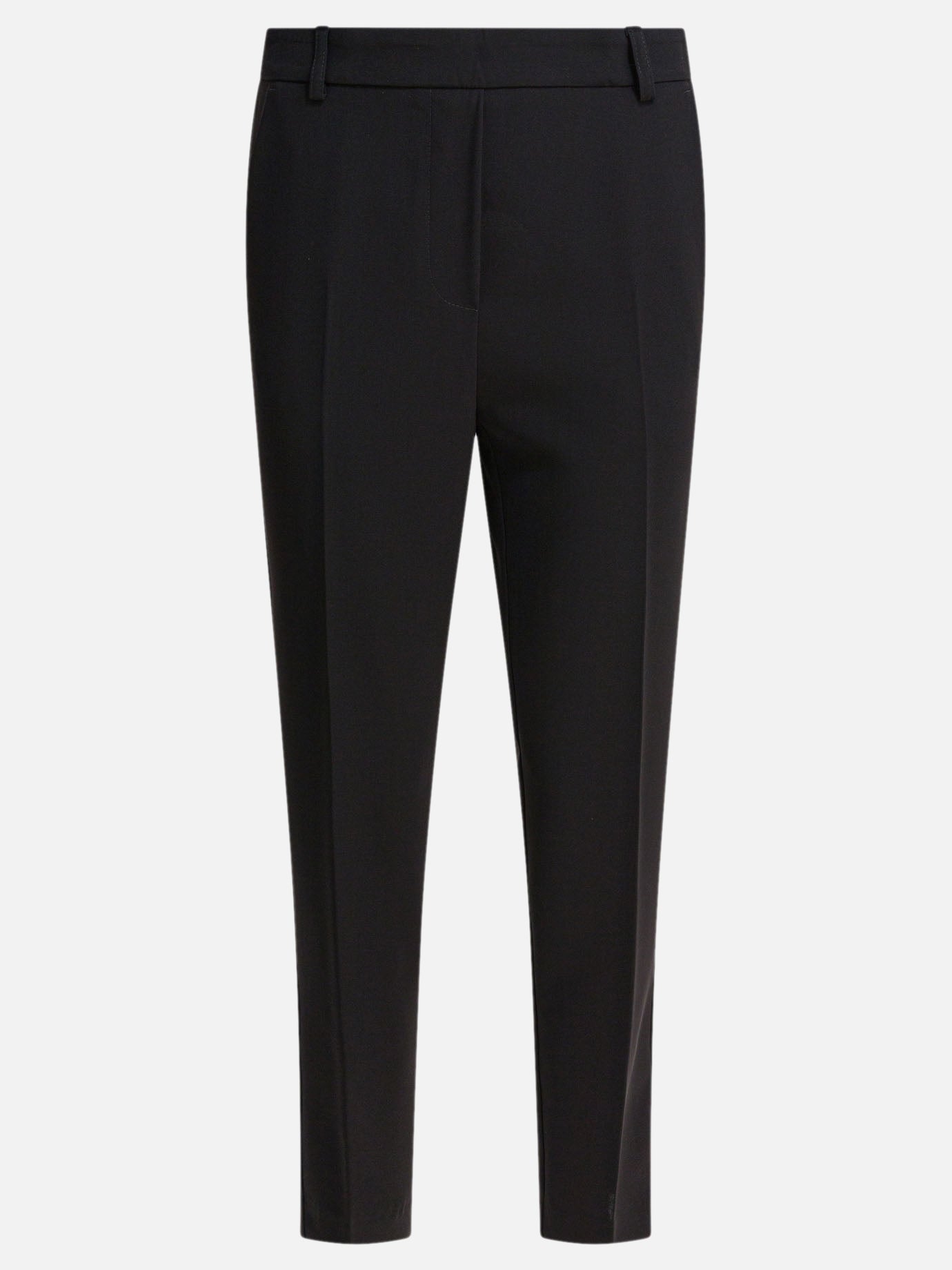 Pantaloni casual Solid colour  Nero - Semper Donna | PDP | VIETTI Online Store | Zoom-Modal
