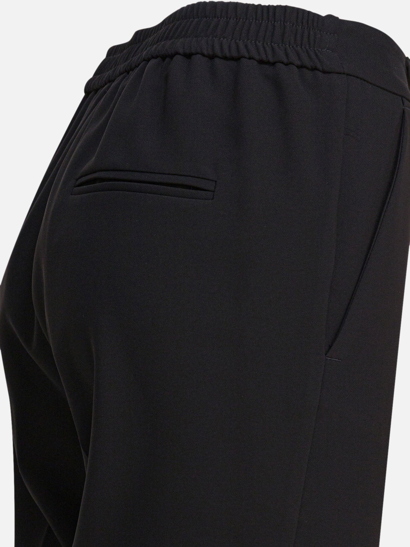 Pantaloni casual Solid colour  Nero - Semper Donna | PDP | VIETTI Online Store | thumbnail_4