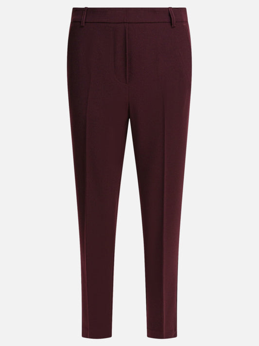 Pantaloni casual Solid colour  Bordeaux - Semper Donna | PLP | VIETTI Online Store 
