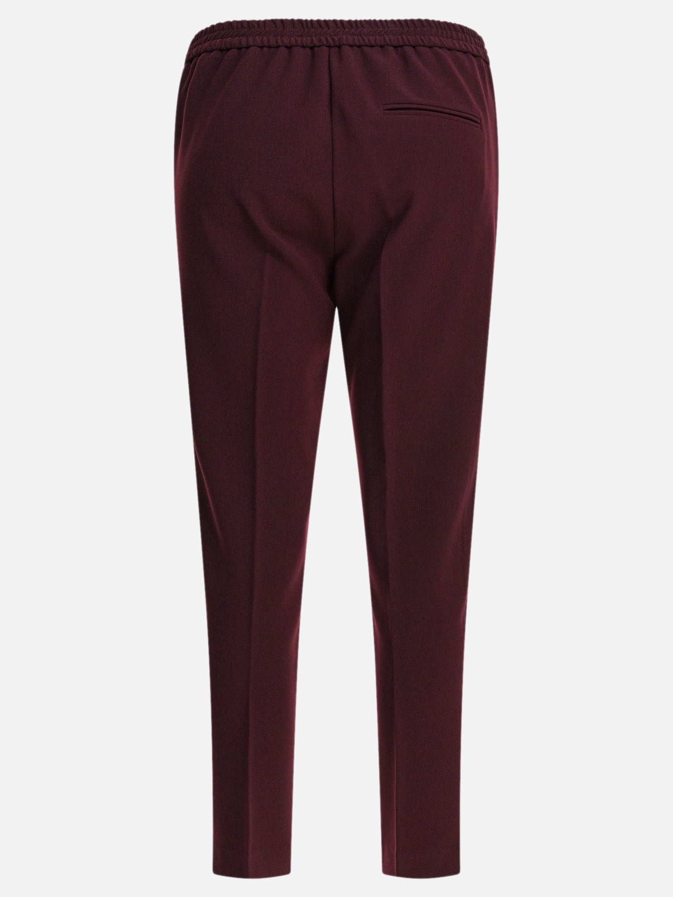 Pantaloni casual Solid colour  Bordeaux - Semper Donna | PDP | VIETTI Online Store | thumbnail_2