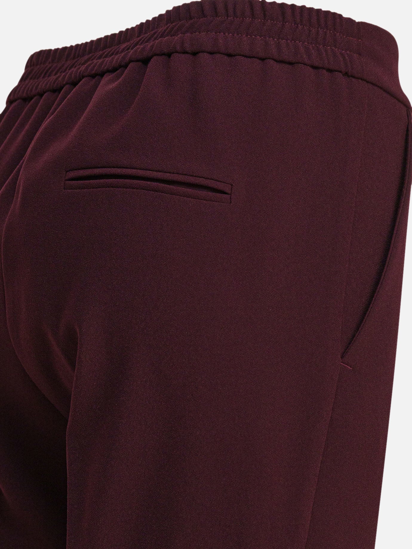 Pantaloni casual Solid colour  Bordeaux - Semper Donna | PDP | VIETTI Online Store | thumbnail_4