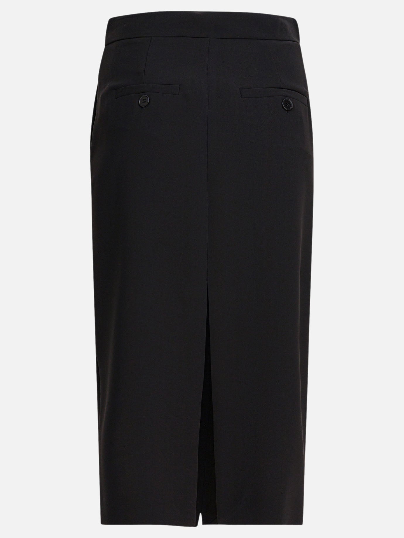 Gonne midi Solid colour  Nero - Semper Donna | PDP | VIETTI Online Store | thumbnail_2