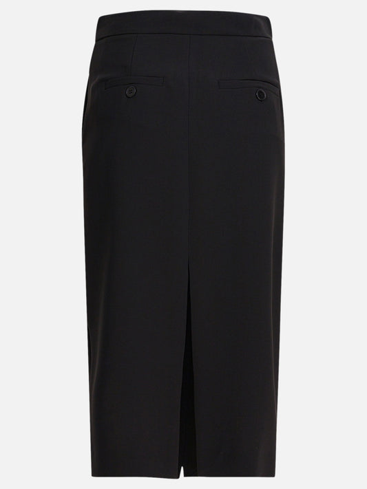 Gonne midi Solid colour  Nero - Semper Donna | VIETTI Online Store | 2
