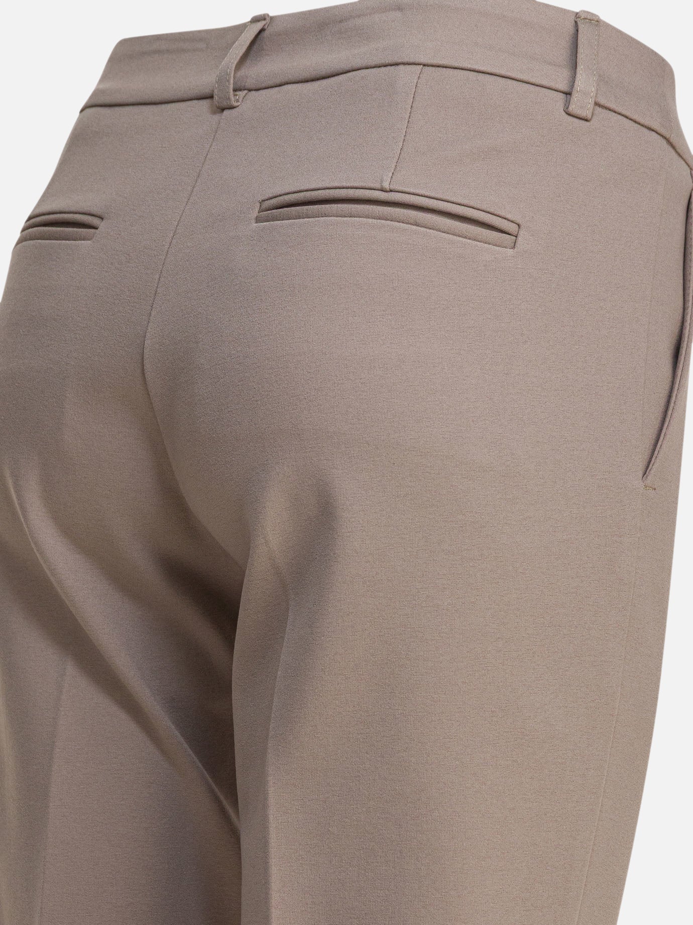 Pantaloni casual Solid colour  Beige - Semper Donna | PDP | VIETTI Online Store | thumbnail_4