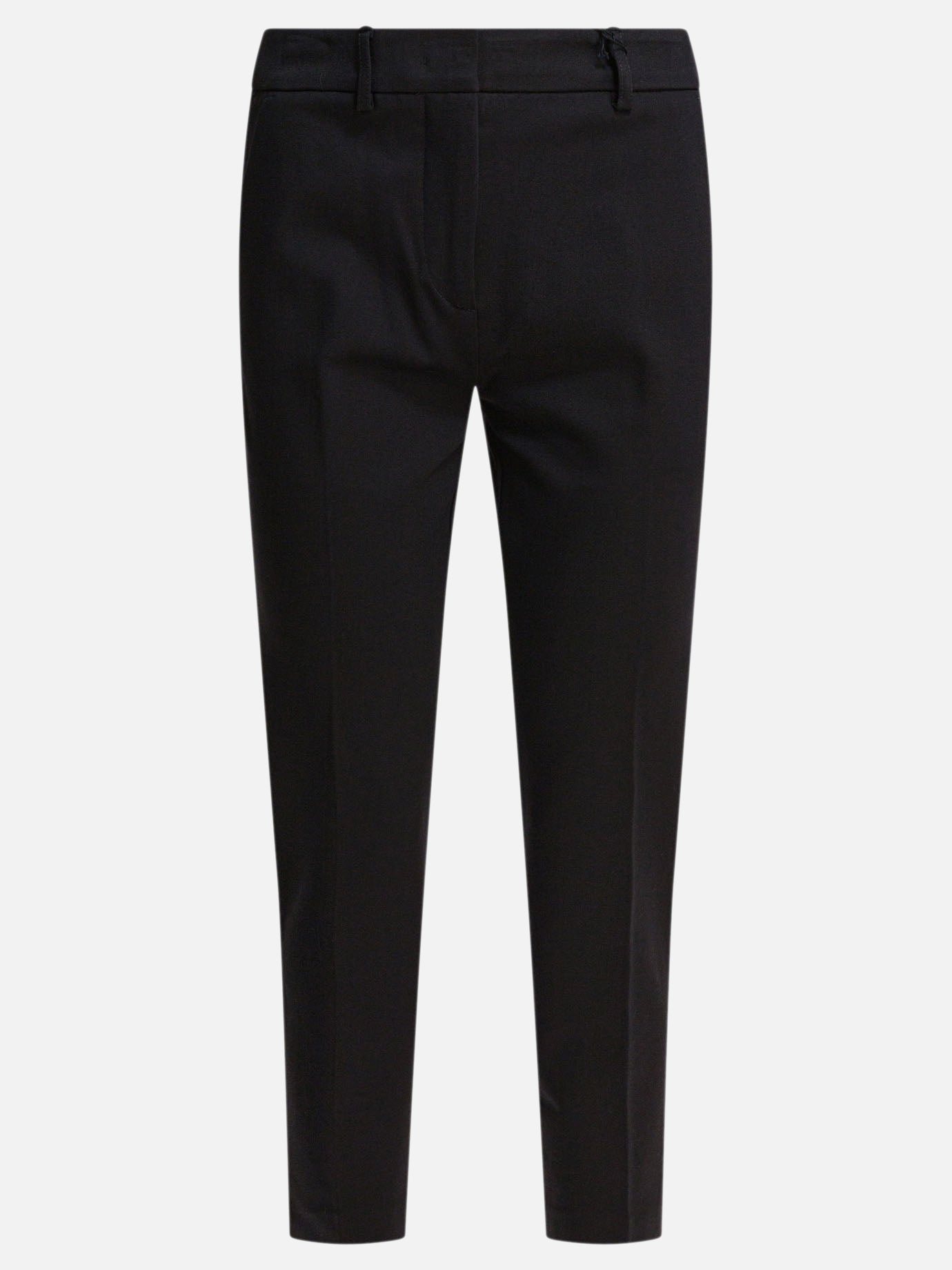 Pantaloni casual Solid colour  Nero - Semper Donna | PDP | VIETTI Online Store | thumbnail