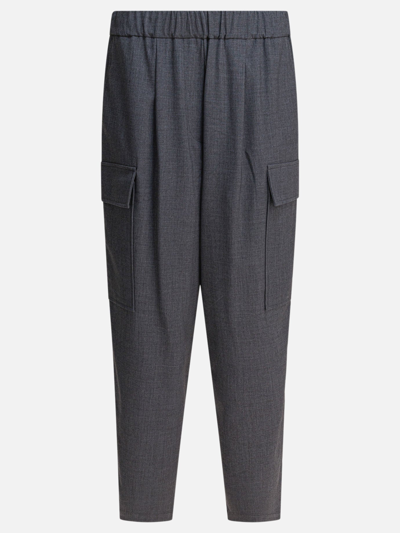 Pantaloni cargo & parachute Solid colour  Grigio - Semper Donna | PDP | VIETTI Online Store | Zoom-Modal
