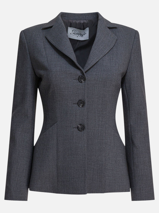 Blazer Solid colour  Grigio - Semper Donna | PLP | VIETTI Online Store 
