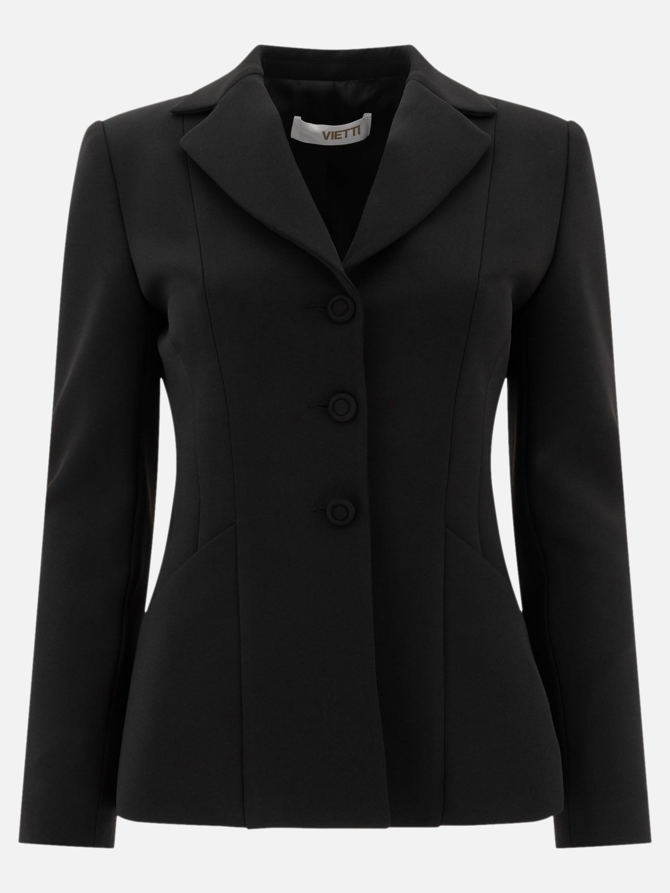 Blazer Solid colour  Nero - Semper Donna | PDP | VIETTI Online Store | Zoom-Modal
