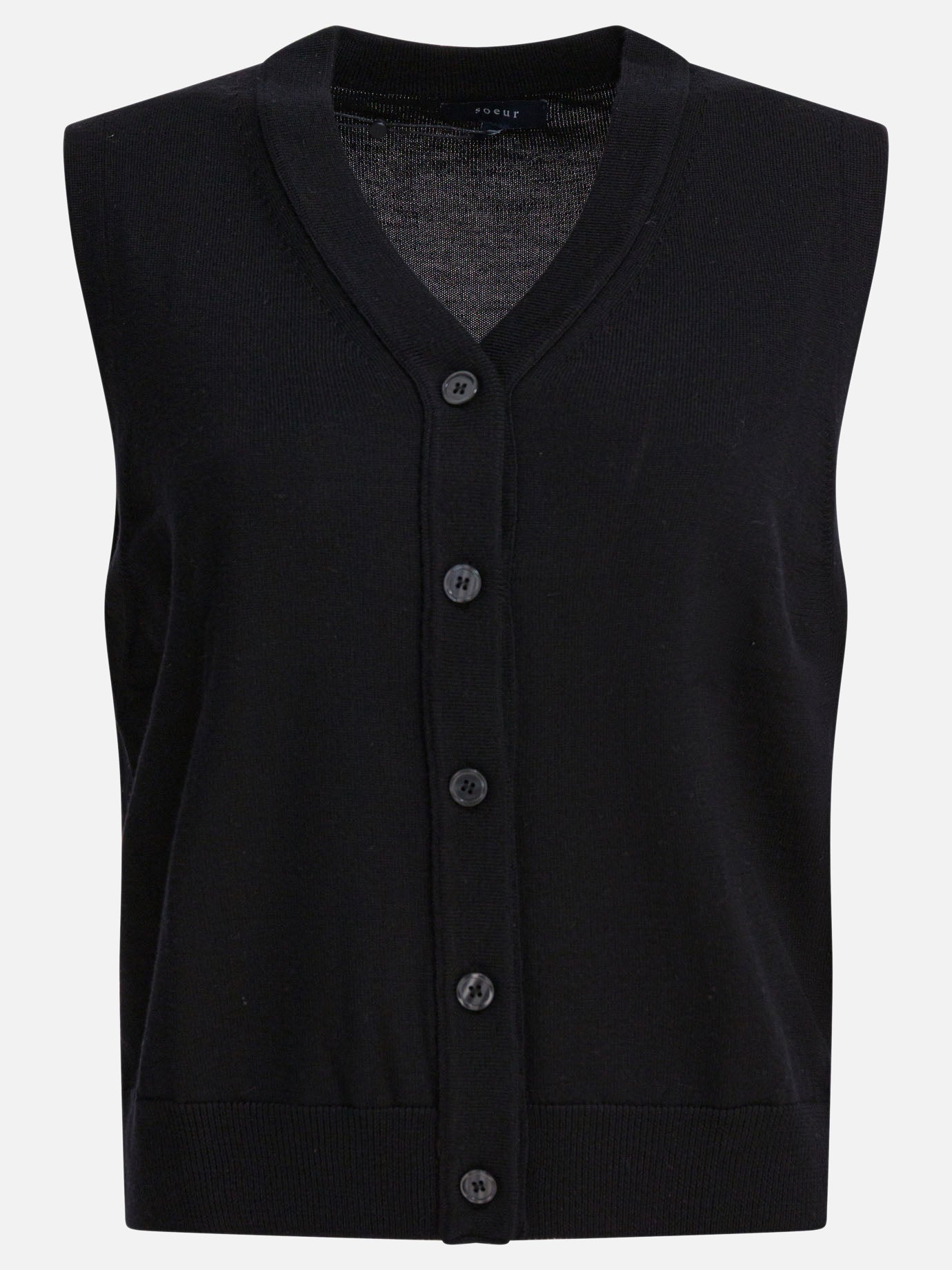 Cardigans Solid colour  Black - Soeur Women | PDP | VIETTI Online Store | thumbnail