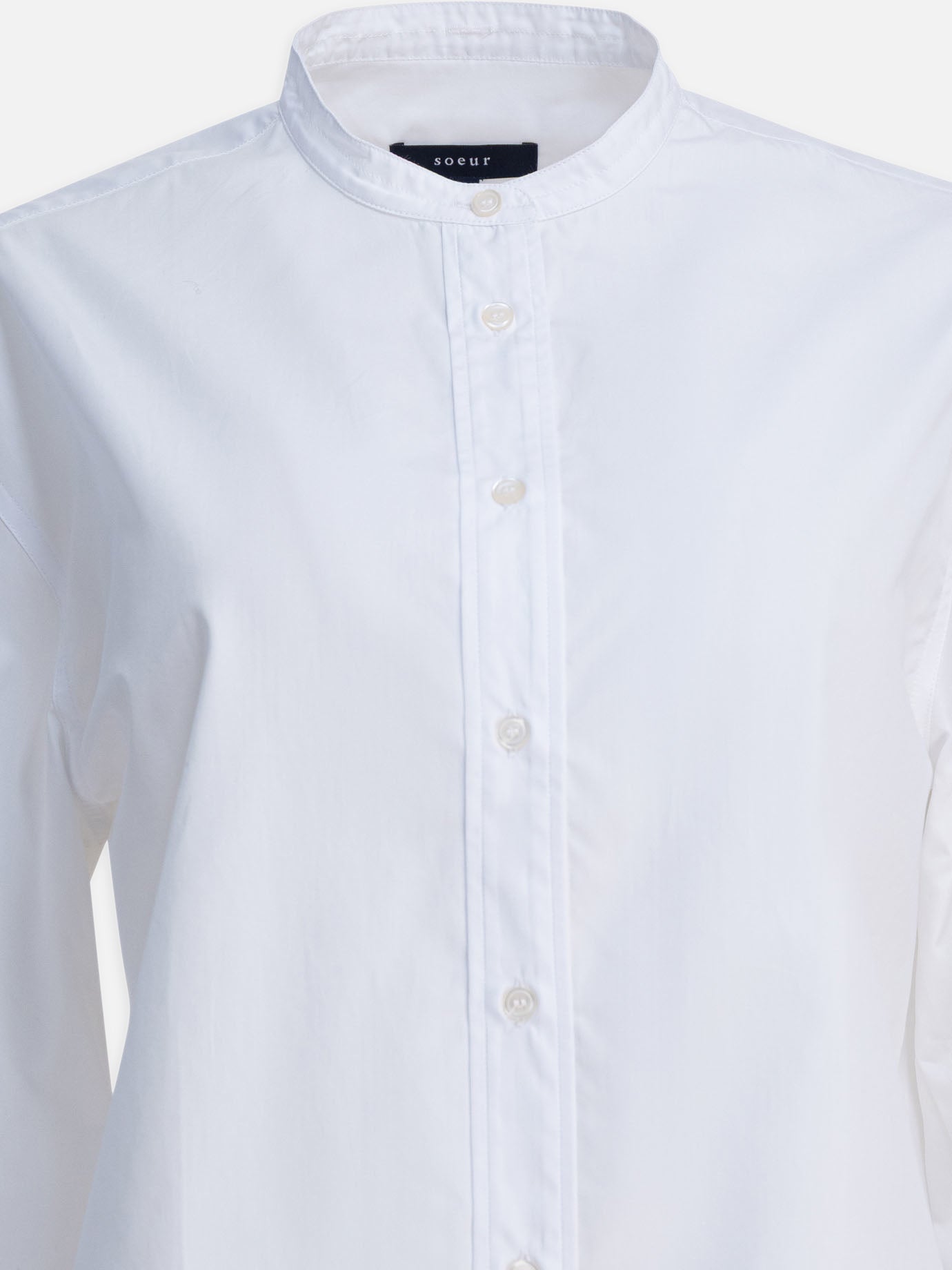 Casual shirts Solid colour  White - Soeur Women | PDP | VIETTI Online Store | Zoom-Modal_3
