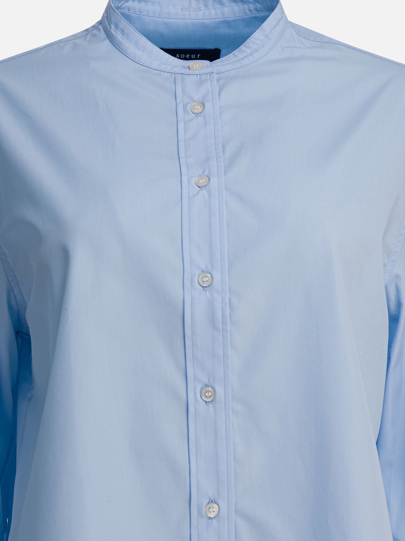 Casual shirts Solid colour  Blue - Soeur Women | PDP | VIETTI Online Store | Zoom-Modal_3
