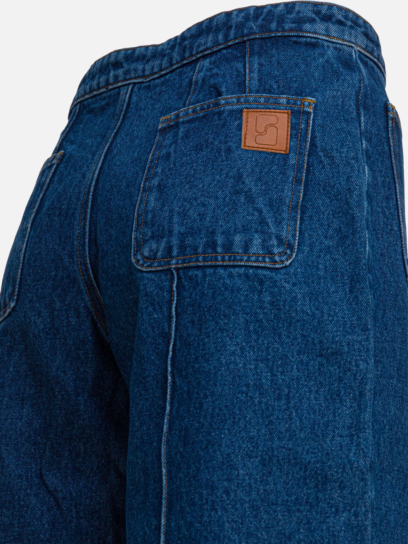 Jeans a gamba larga Solid colour  Blu - Soeur Donna | PDP | VIETTI Online Store | Zoom-Modal_4
