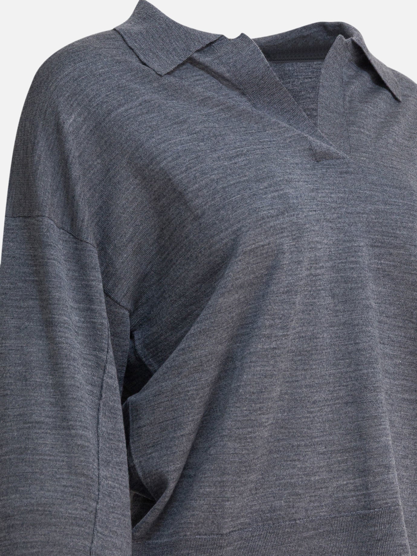 Maglioni scollo a V Solid colour  Grigio - Soeur Donna | PDP | VIETTI Online Store | thumbnail_4