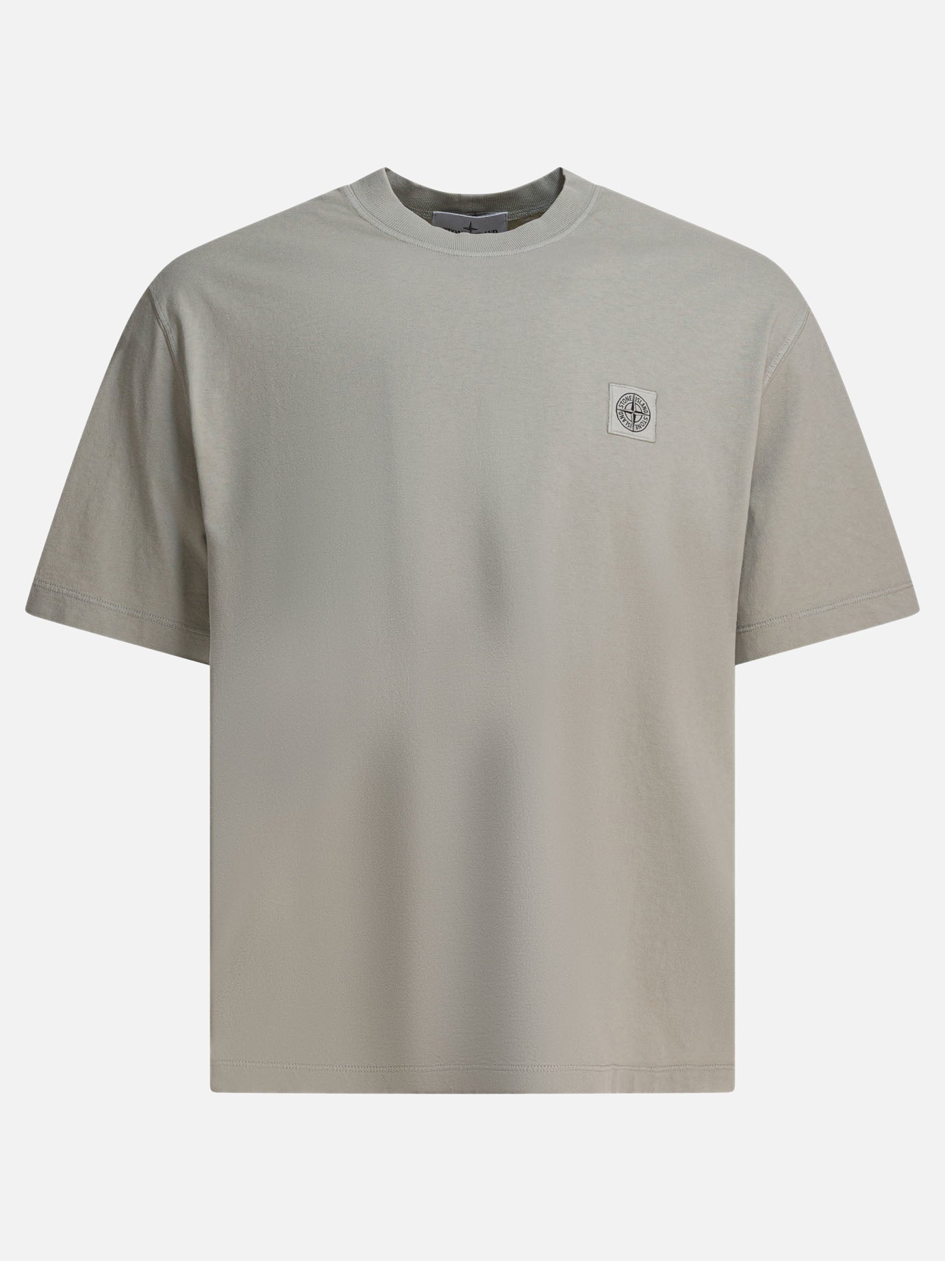 T-shirt girocollo Logo  Verde - Stone Island Uomo | PDP | VIETTI Online Store | thumbnail