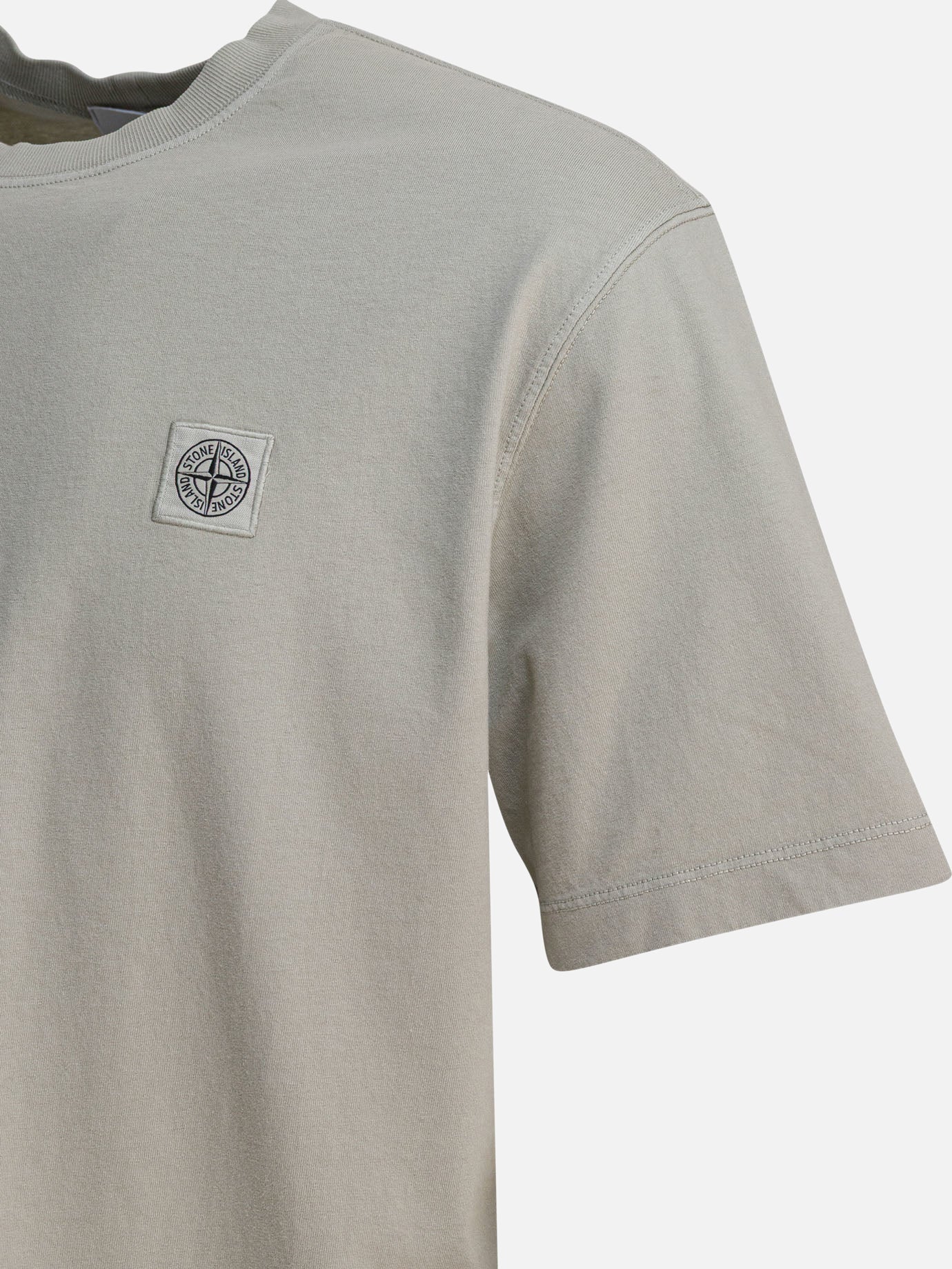 T-shirt girocollo Logo  Verde - Stone Island Uomo | PDP | VIETTI Online Store | Zoom-Modal_3
