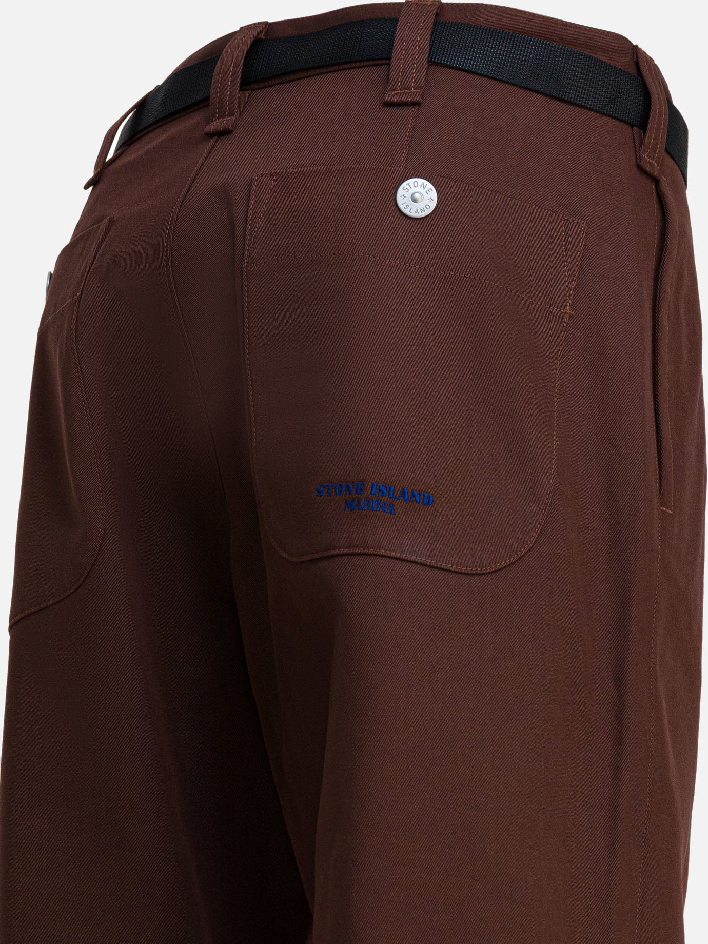 Leisure trousers Solid colour  Bordeaux - Stone Island Men | PDP | VIETTI Online Store | Zoom-Modal_4
