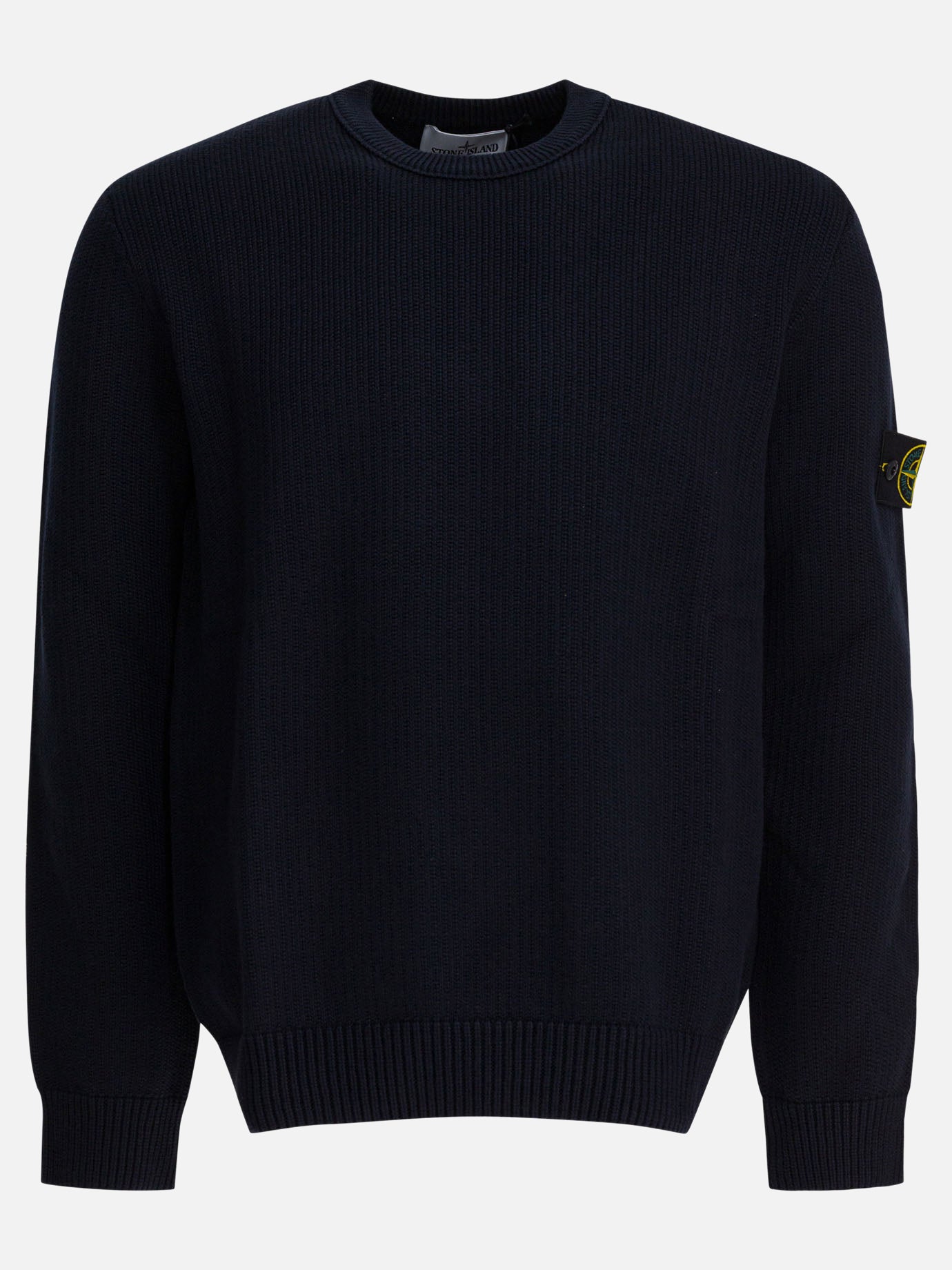 Crewneck sweaters Logo  Blue - Stone Island Men | PDP | VIETTI Online Store | Zoom-Modal
