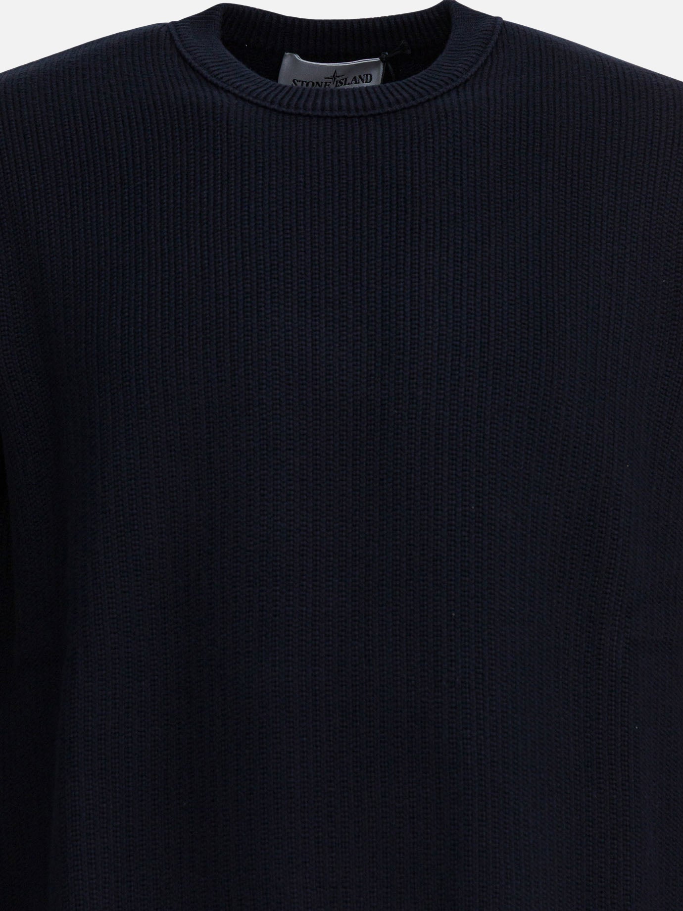 Crewneck sweaters Logo  Blue - Stone Island Men | PDP | VIETTI Online Store | thumbnail_3