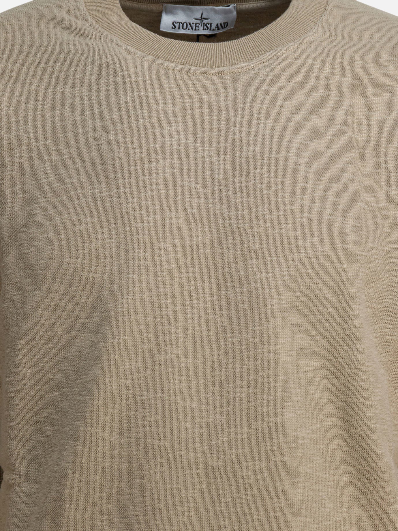 Felpe girocollo Logo  Beige - Stone Island Uomo | PDP | VIETTI Online Store | thumbnail_3