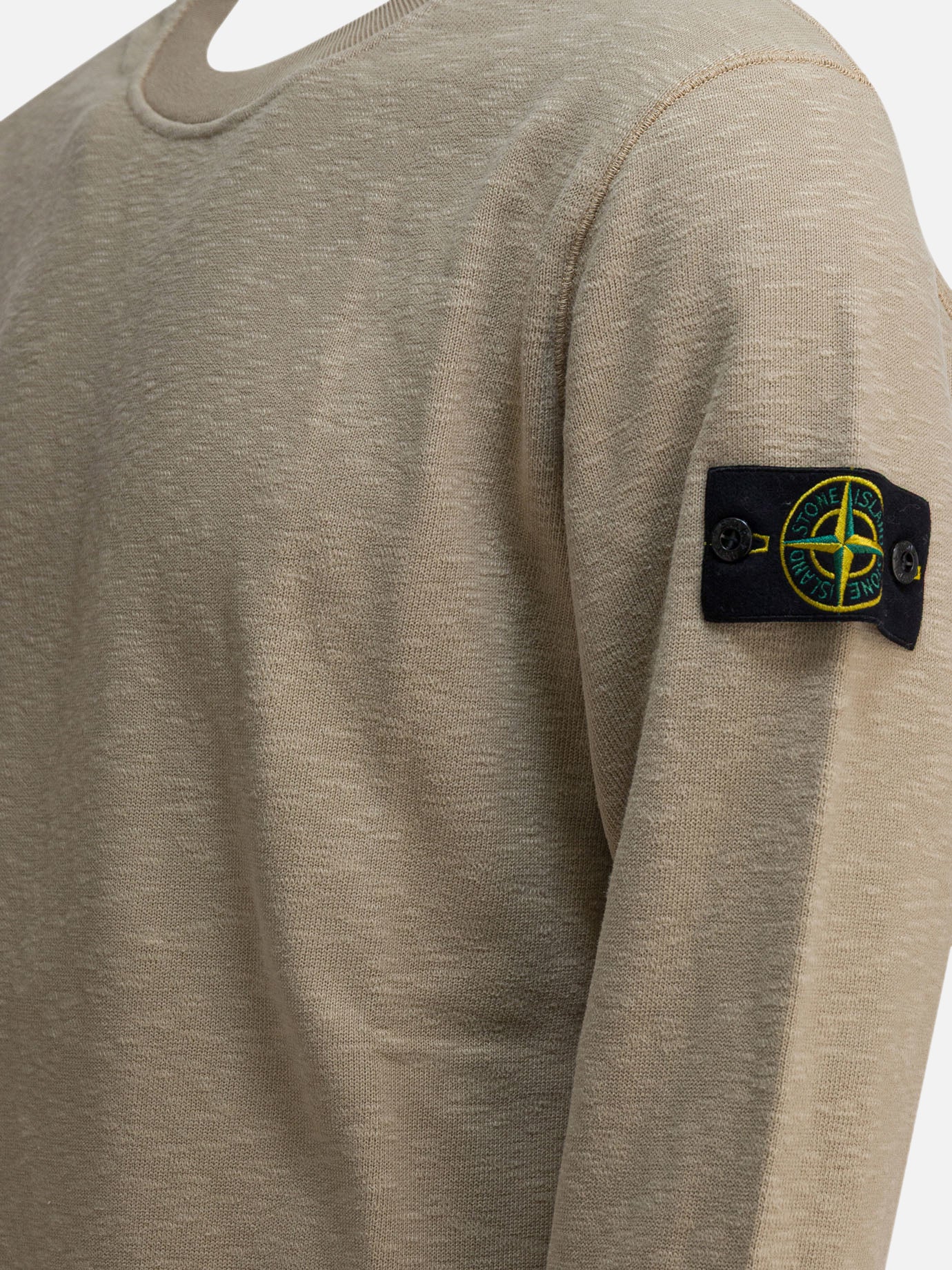 Felpe girocollo Logo  Beige - Stone Island Uomo | PDP | VIETTI Online Store | Zoom-Modal_4
