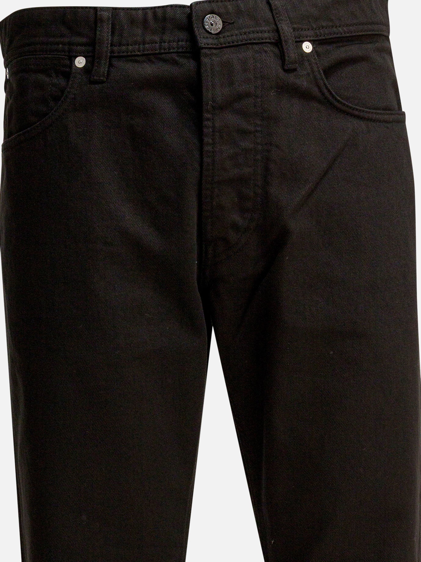 Straight-leg jeans Solid colour  Black - Stone Island Men | PDP | VIETTI Online Store | Zoom-Modal_3
