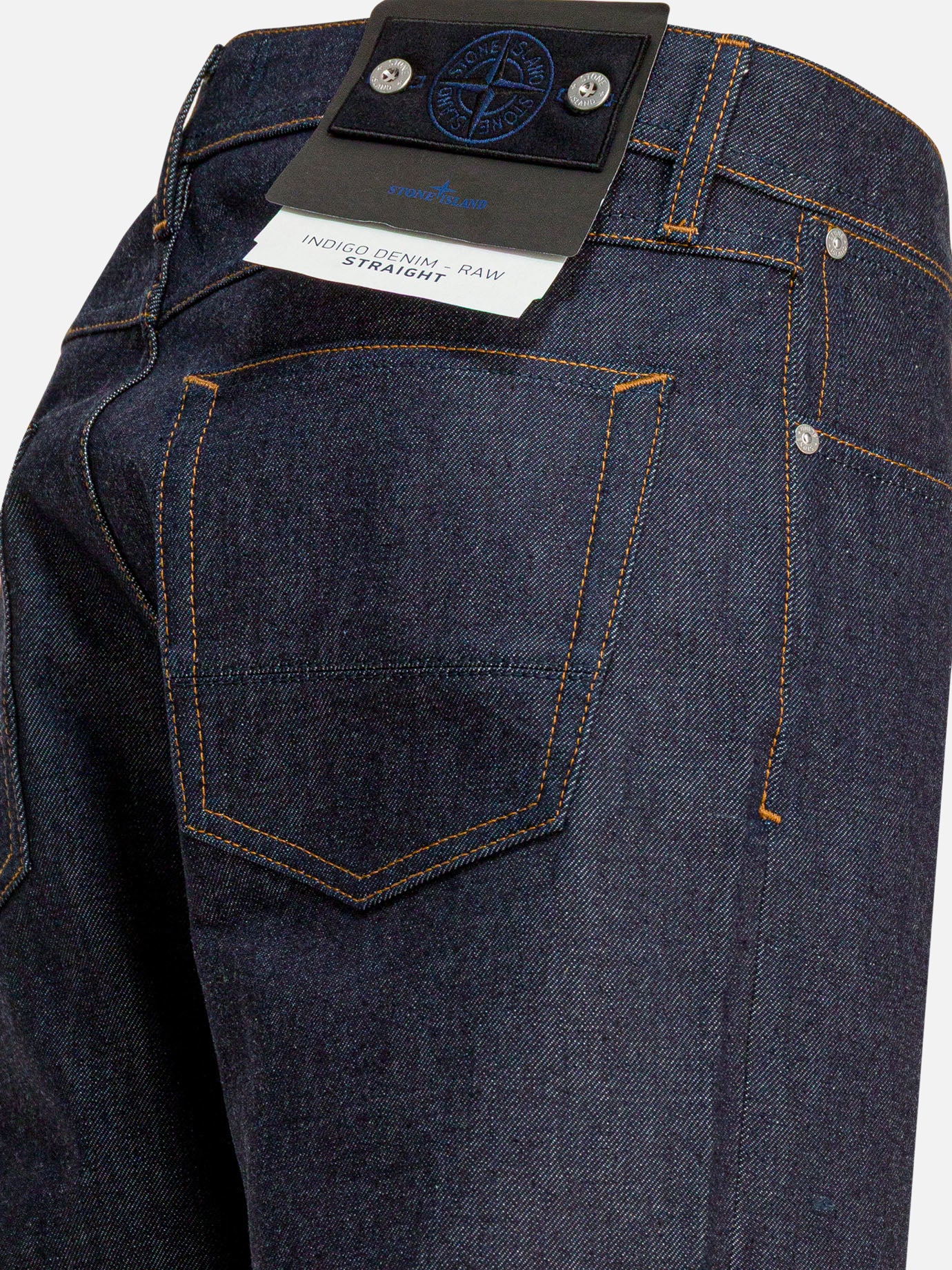 Straight-leg jeans Solid colour  Blue - Stone Island Men | PDP | VIETTI Online Store | Zoom-Modal_4
